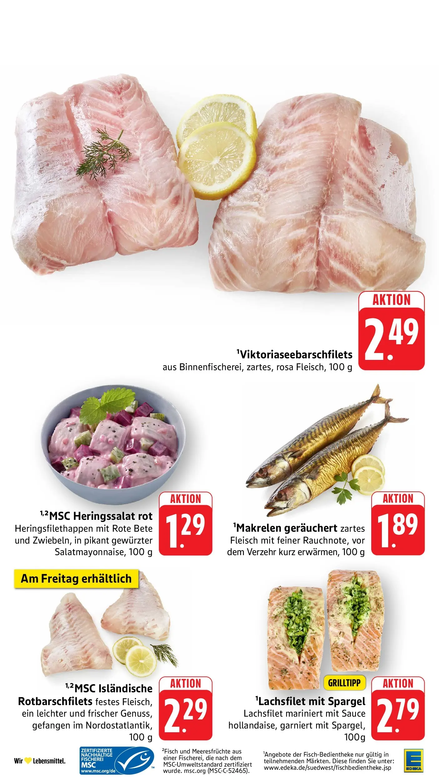 Edeka prospekt Möglingen (ab 26.05.2026) » Angebote Online | Seite: 15 | Produkte: Spargel, Meeresfrüchte, Fleisch