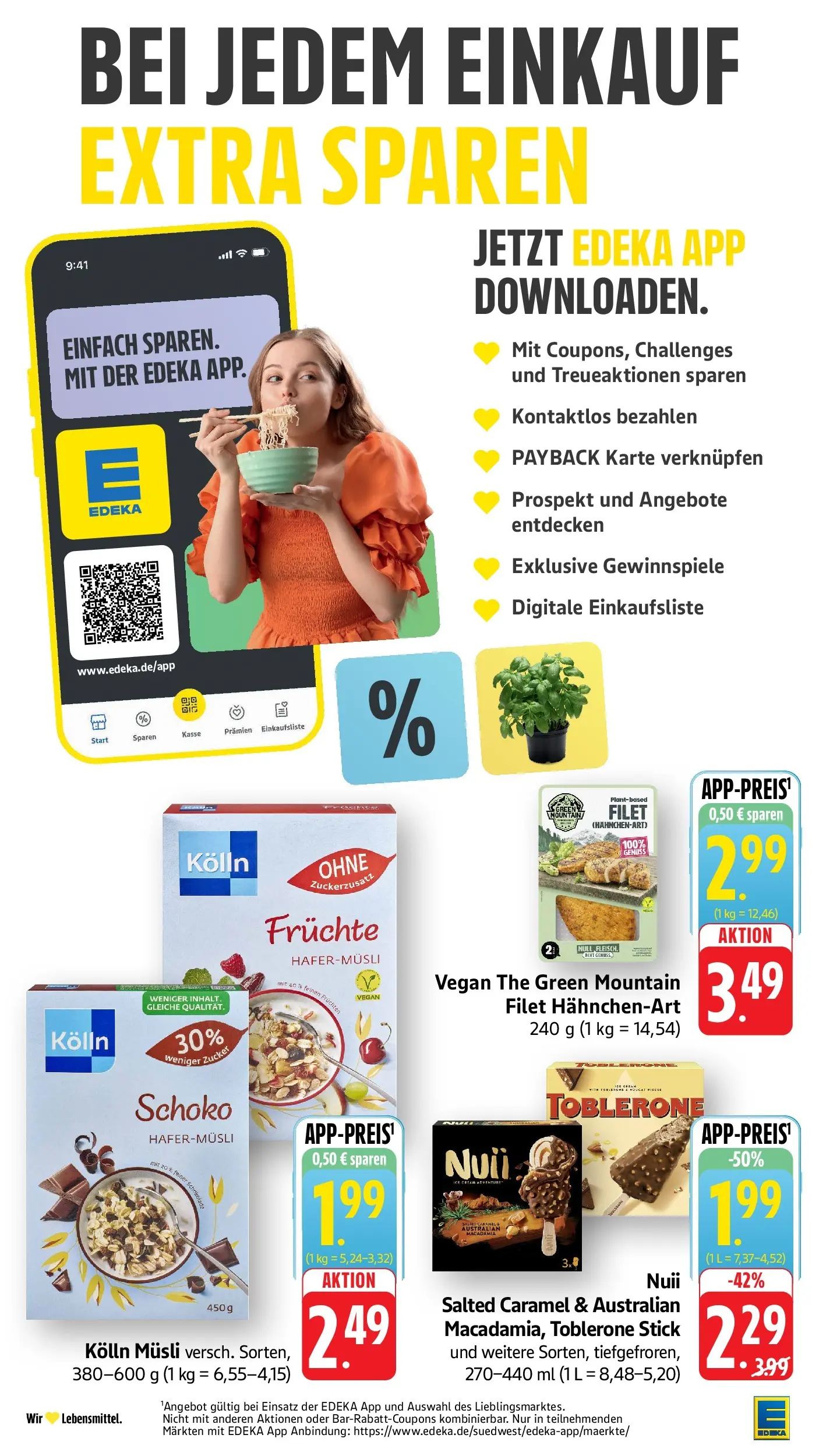 Edeka prospekt Piesport (ab 26.05.2026) » Angebote Online | Seite: 16 | Produkte: Musli, Kolln musli, Schokolade, Zucker