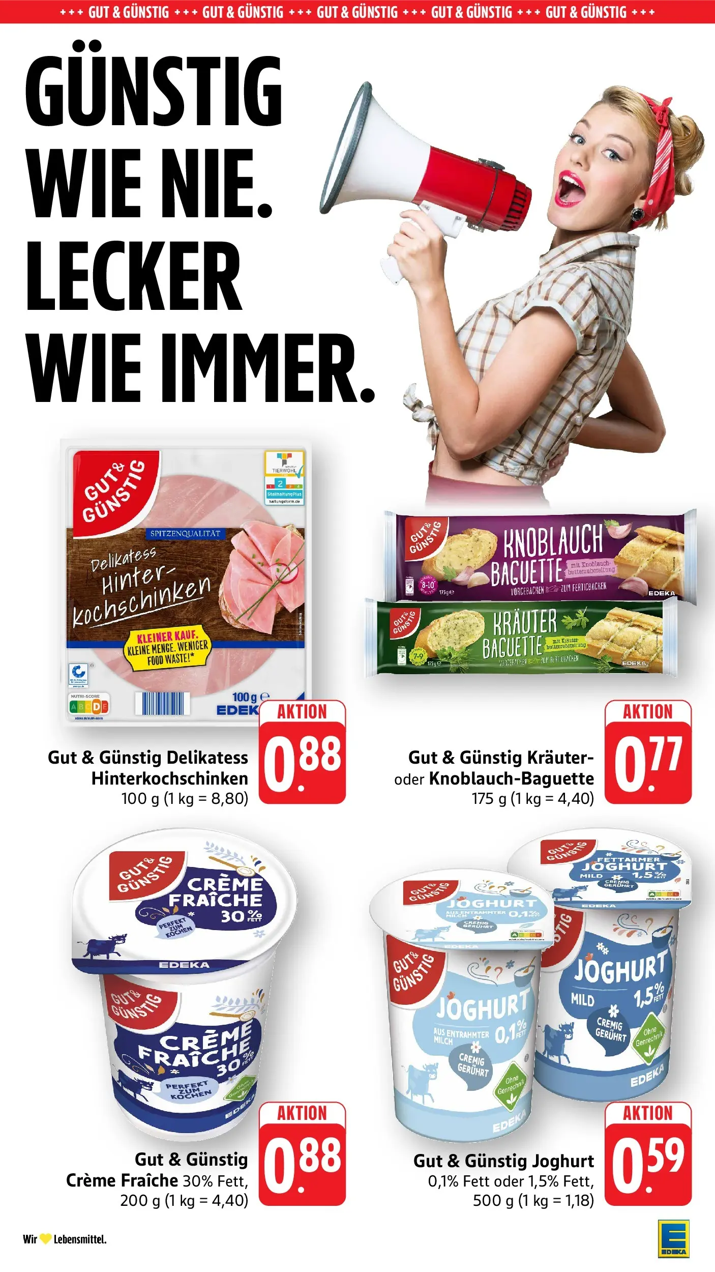 Edeka prospekt Möglingen (ab 26.05.2026) » Angebote Online | Seite: 16 | Produkte: Milch, Baguette, Creme, Knoblauch