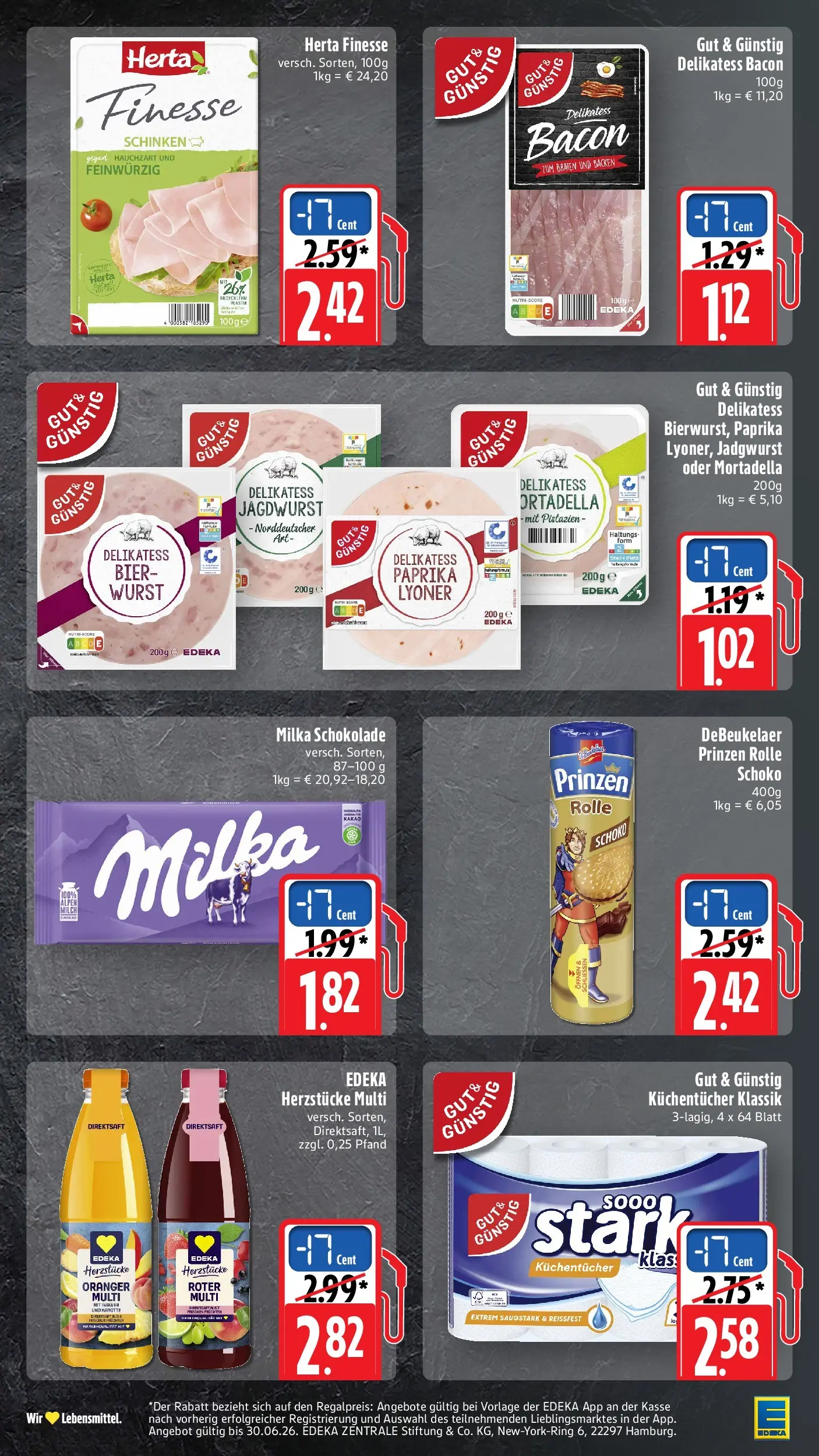 Edeka prospekt Möglingen (ab 26.05.2026) » Angebote Online | Seite: 57 | Produkte: Bier, Pistazien, Wurst, Schinken
