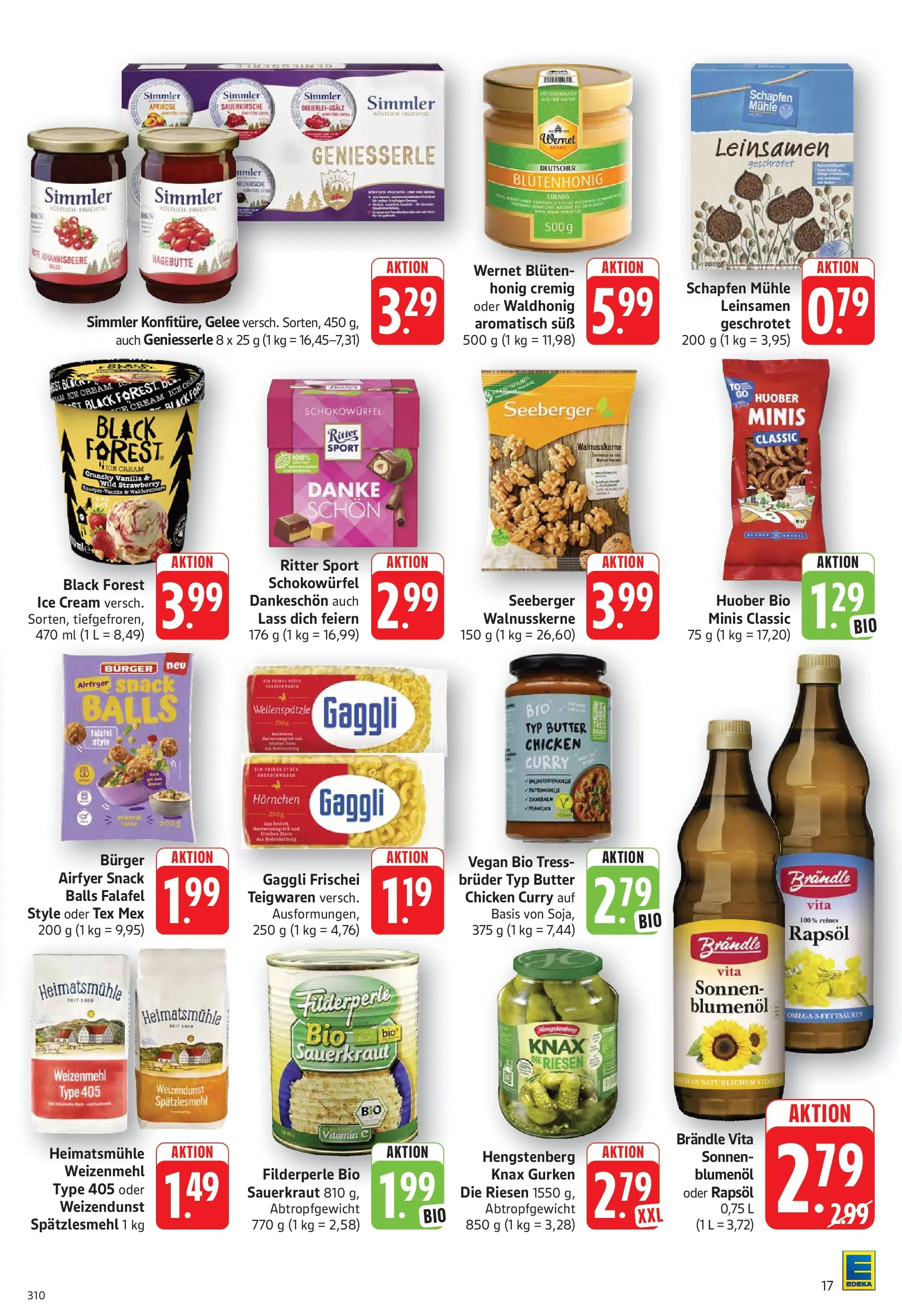 Edeka prospekt Göppingen (ab 26.05.2026) » Angebote Online | Seite: 17 | Produkte: Butter, Rapsöl, Ritter sport, Gurken