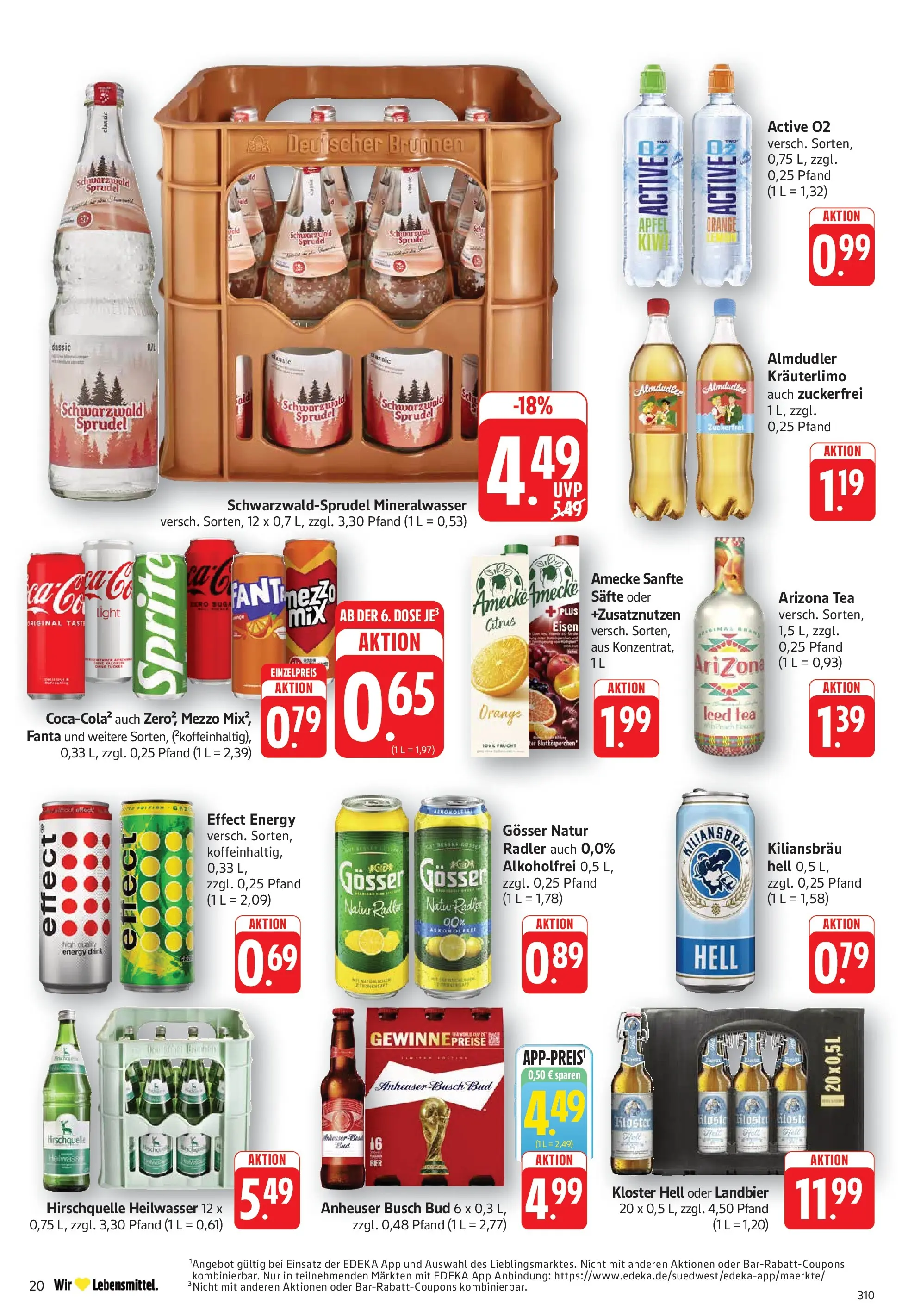 Edeka prospekt Göppingen (ab 26.05.2026) » Angebote Online | Seite: 20 | Produkte: Fanta, Sprite, Energy, Radler