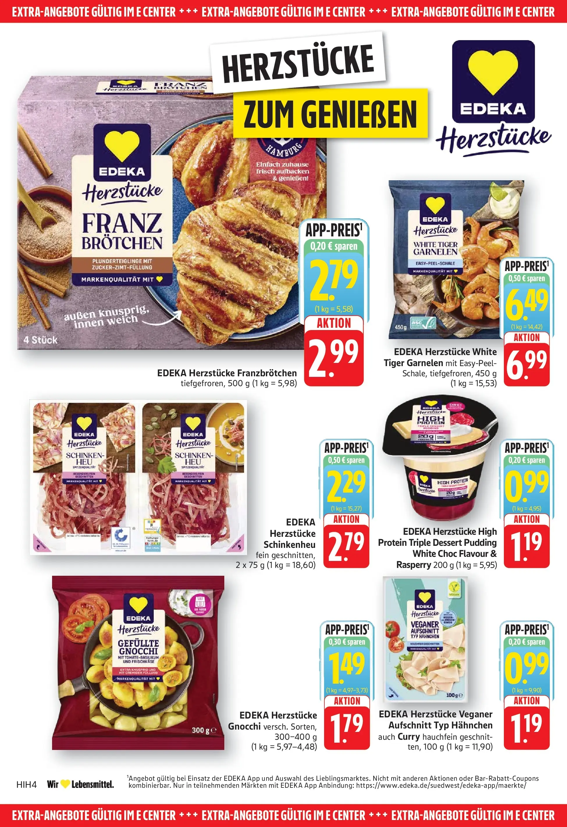 Edeka prospekt Göppingen (ab 26.05.2026) » Angebote Online | Seite: 28 | Produkte: Pudding, Schinken, Tiger garnelen, Frischkase