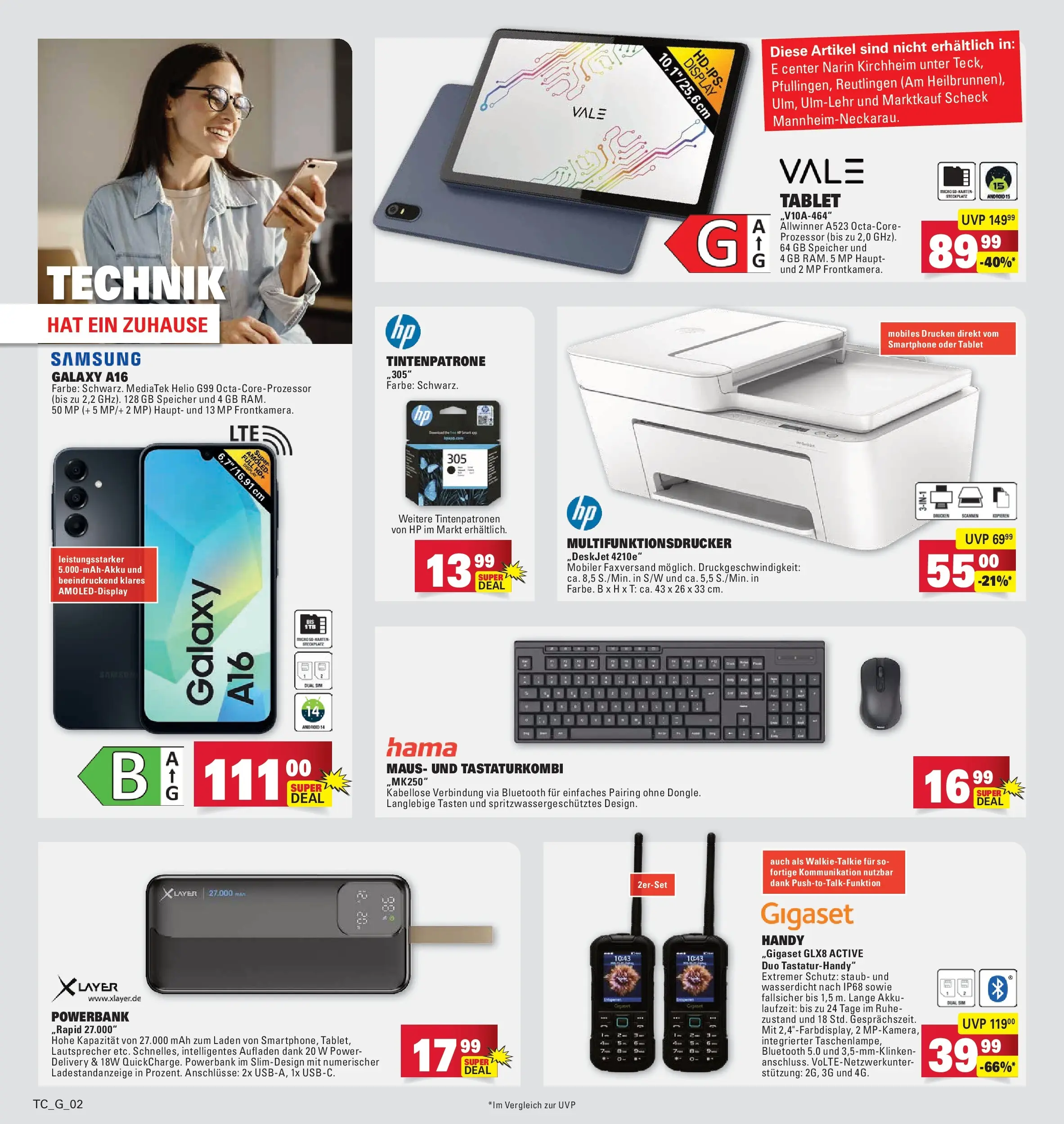 Edeka prospekt Göppingen (ab 26.05.2026) » Angebote Online | Seite: 34 | Produkte: HP, Samsung, Smartphone, Tablet