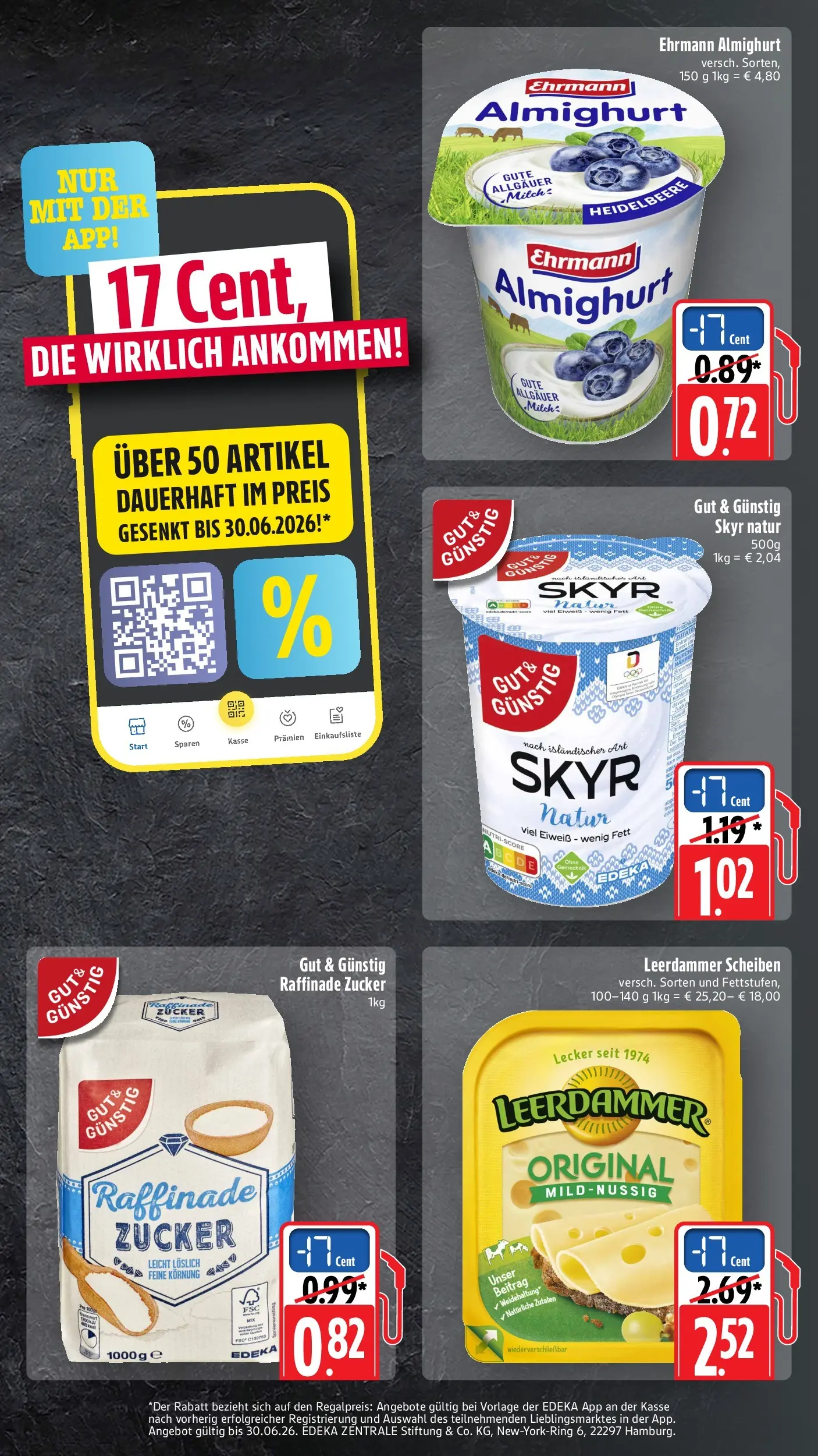 Edeka prospekt Wörth Am Rhein (ab 26.05.2026) » Angebote Online | Seite: 3 | Produkte: Ehrmann almighurt, Milch, Skyr, Zucker