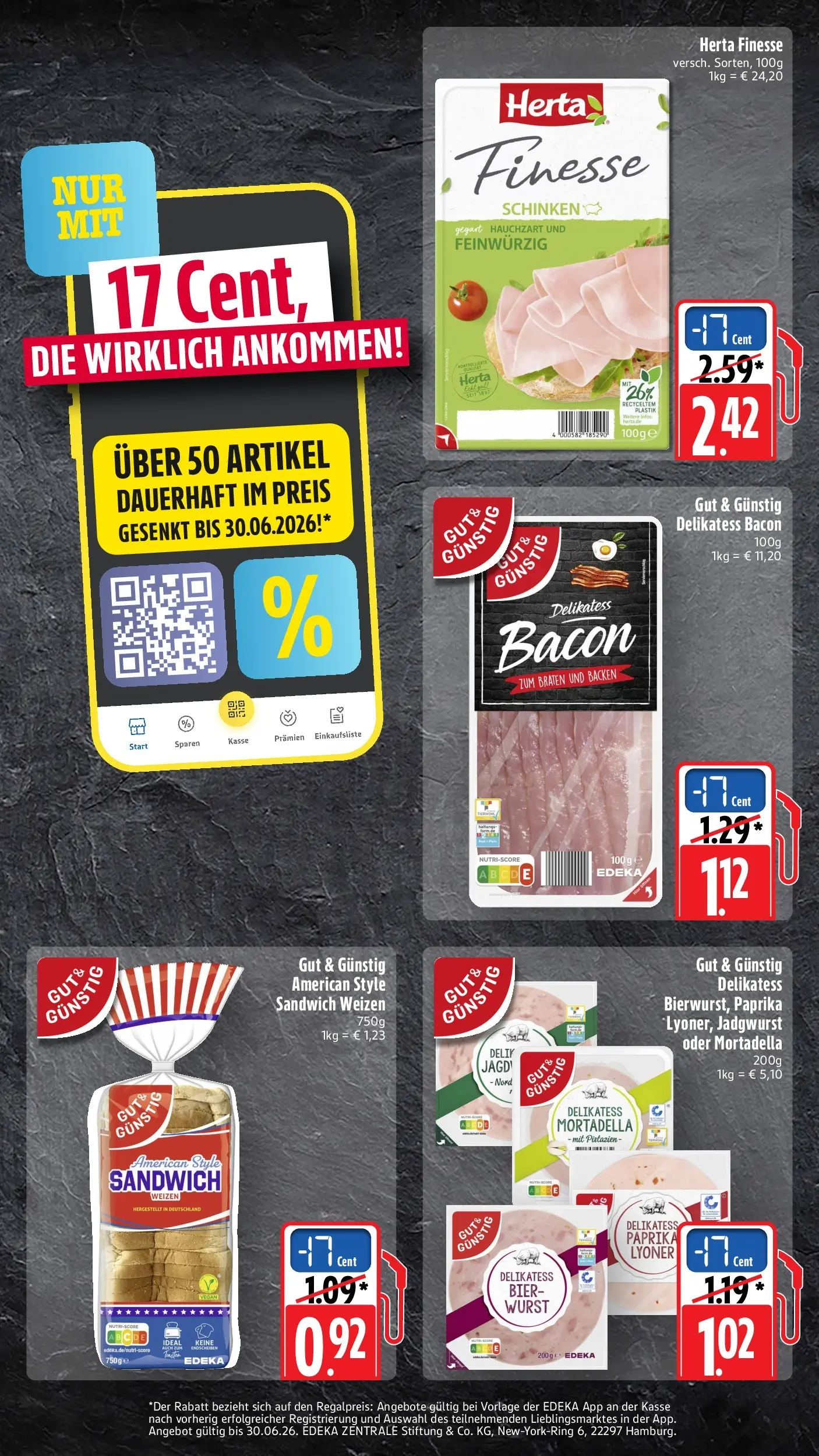 Edeka prospekt Wörth Am Rhein (ab 26.05.2026) » Angebote Online | Seite: 4 | Produkte: Bier, Pistazien, Paprika, Schinken