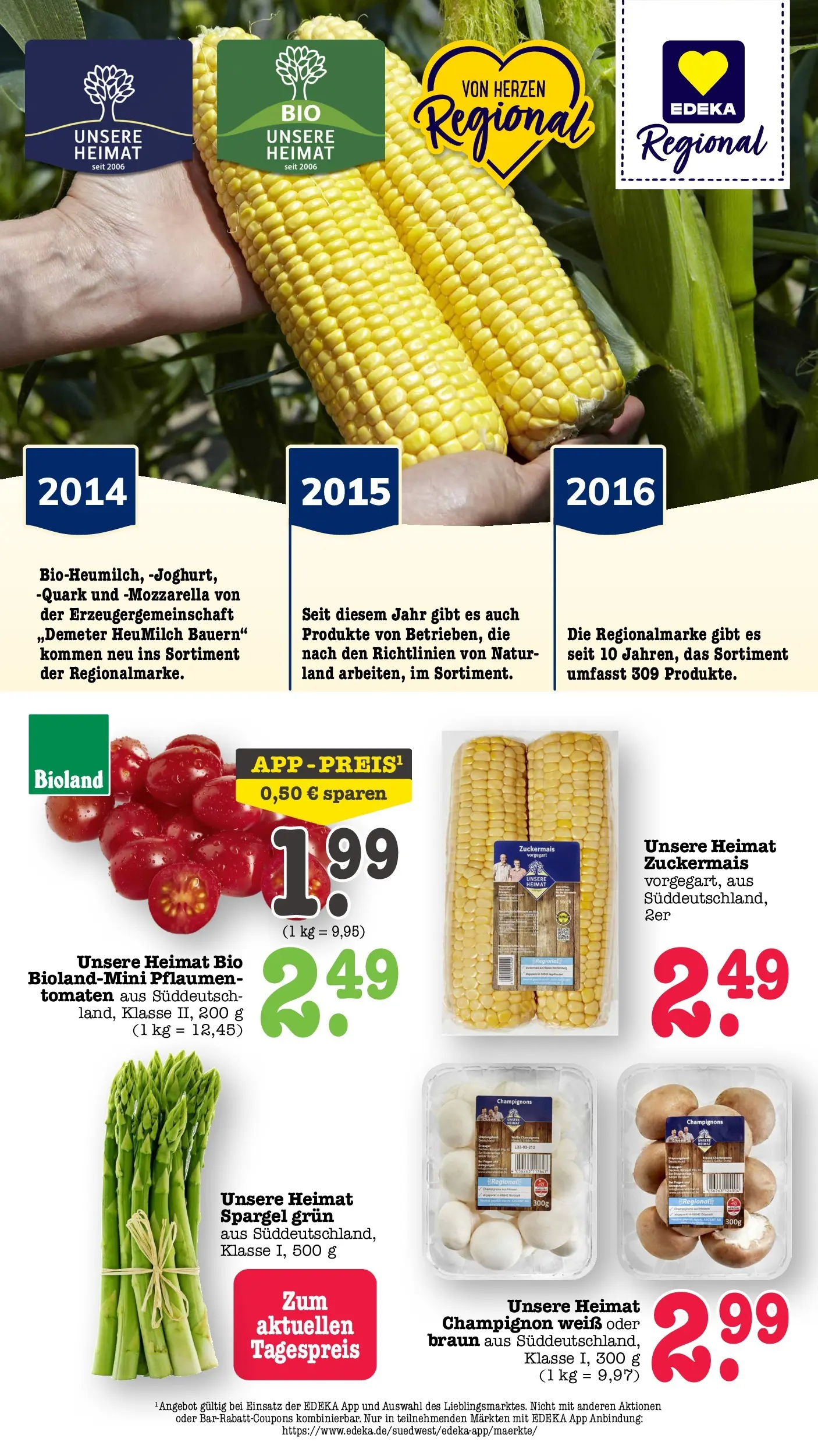 Edeka prospekt Wörth Am Rhein (ab 26.05.2026) » Angebote Online | Seite: 25 | Produkte: Quark, Mozzarella, Tomaten, Spargel
