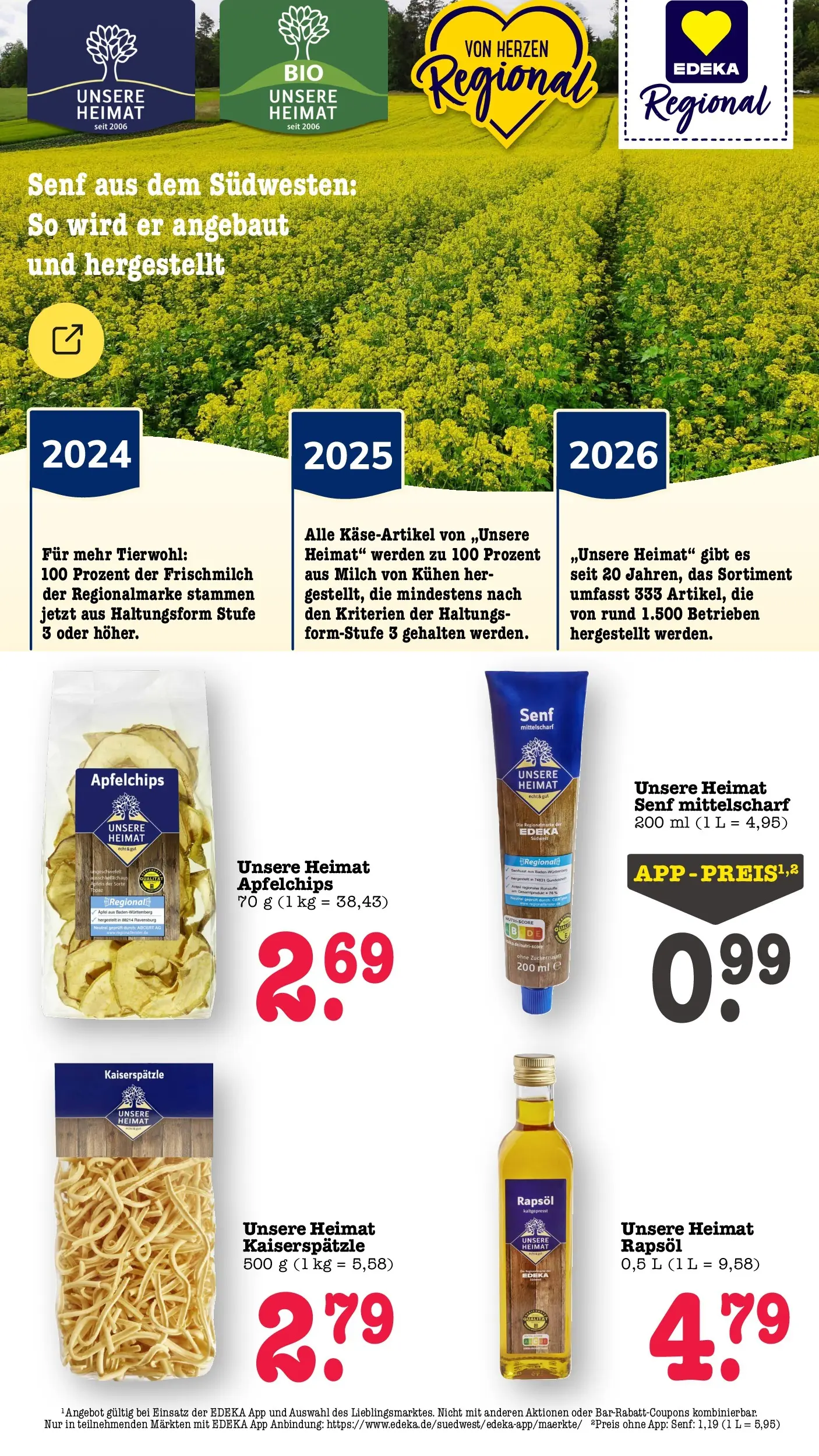 Edeka prospekt Wörth Am Rhein (ab 26.05.2026) » Angebote Online | Seite: 27 | Produkte: Milch, Rapsöl, Apple, Chips