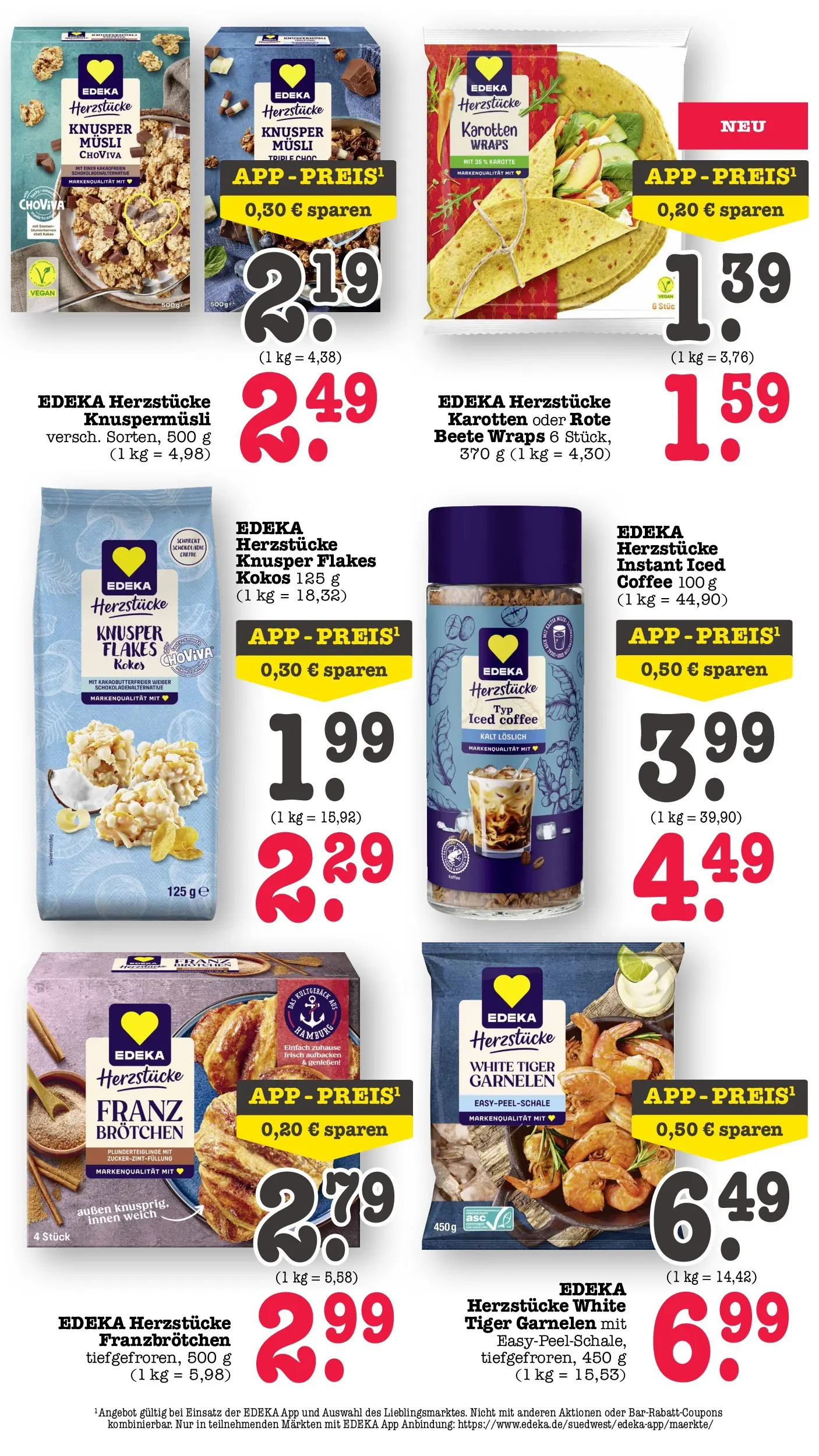 Edeka prospekt Wörth Am Rhein (ab 26.05.2026) » Angebote Online | Seite: 29 | Produkte: Garnelen, Rote Beete, Tiger garnelen, Karotte