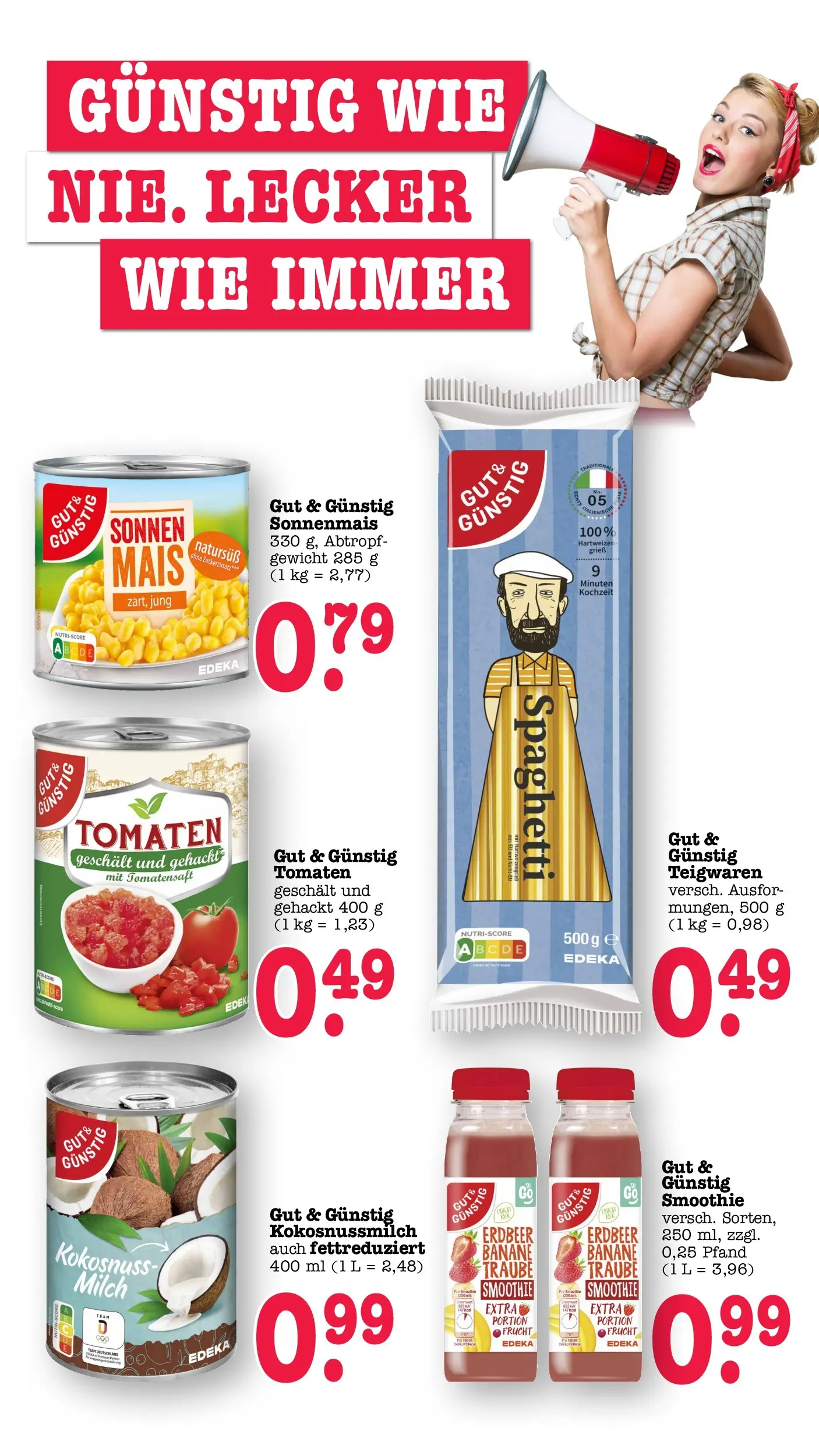 Edeka prospekt Wörth Am Rhein (ab 26.05.2026) » Angebote Online | Seite: 31 | Produkte: Gewicht, Milch, Tomaten, Pasta