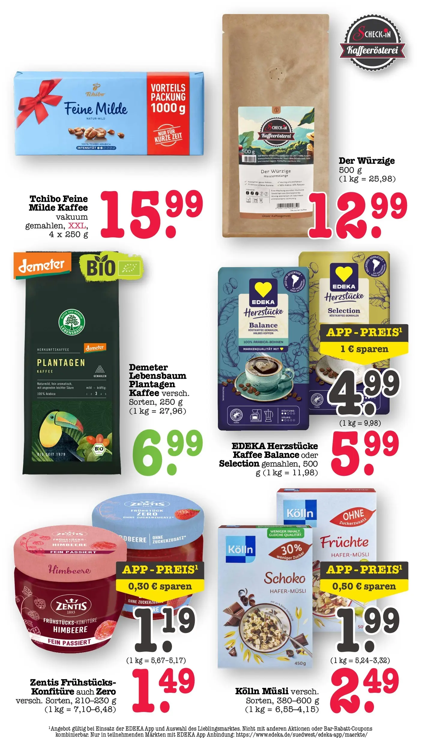 Edeka prospekt Wörth Am Rhein (ab 26.05.2026) » Angebote Online | Seite: 41 | Produkte: Musli, Kolln musli, Kaffee, Zucker