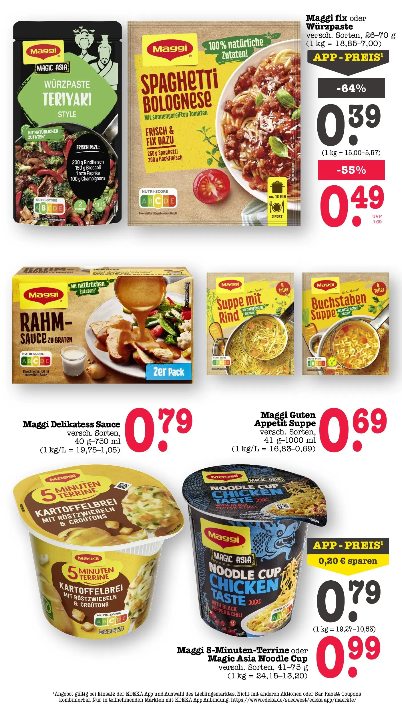 Edeka prospekt Wörth Am Rhein (ab 26.05.2026) » Angebote Online | Seite: 48 | Produkte: Maggi, Paprika, Maggi fix, Hackfleisch