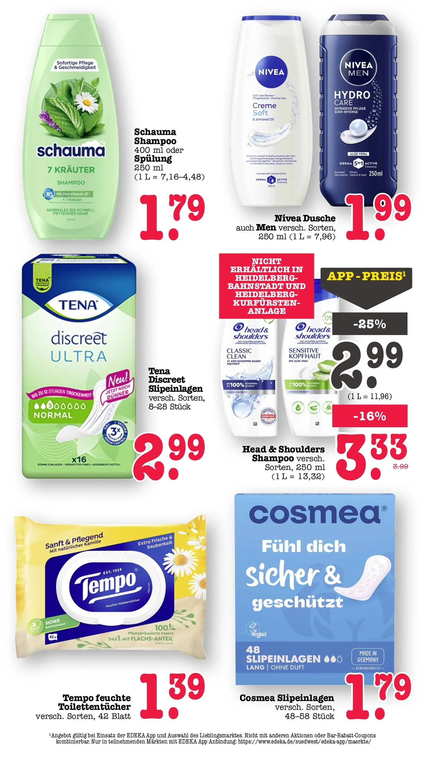 Edeka prospekt Wörth Am Rhein (ab 26.05.2026) » Angebote Online | Seite: 59 | Produkte: Head & shoulders, Shampoo, Spülung, Shower Gel