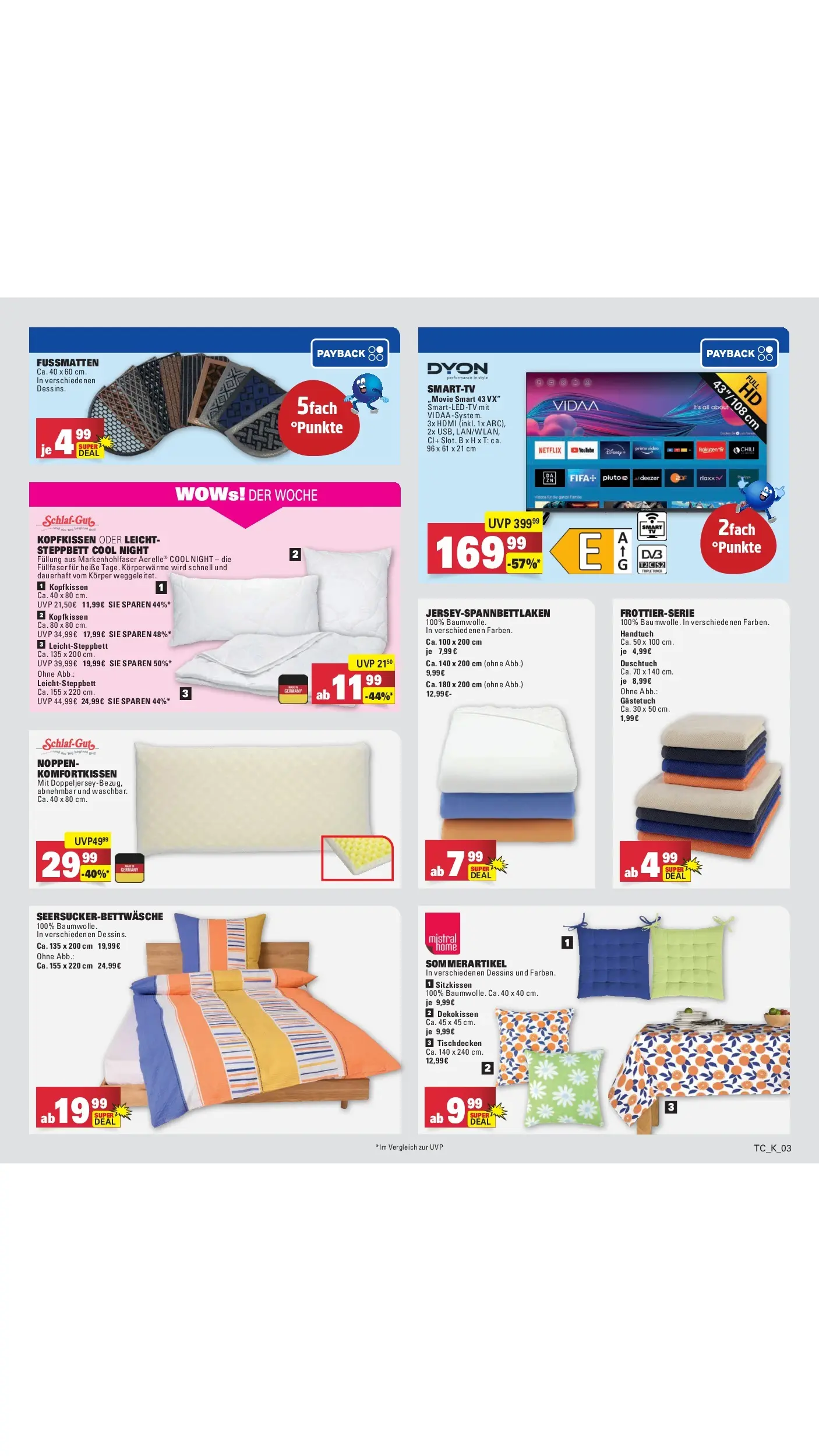 Edeka prospekt Wörth Am Rhein (ab 26.05.2026) » Angebote Online | Seite: 78 | Produkte: Kopfkissen, Smart TV, TV, Video