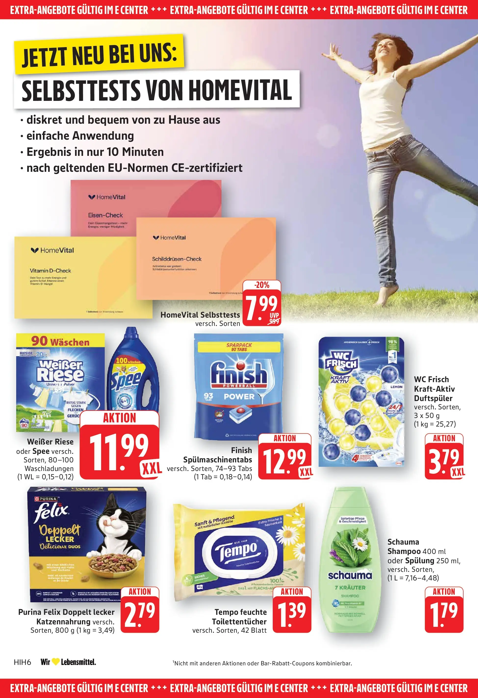 E center Prospekt Filderstadt-Bonlanden (ab 26.05.2026) zum Blättern | Seite: 30 | Produkte: Finish, Shampoo, Spee, Wc frisch