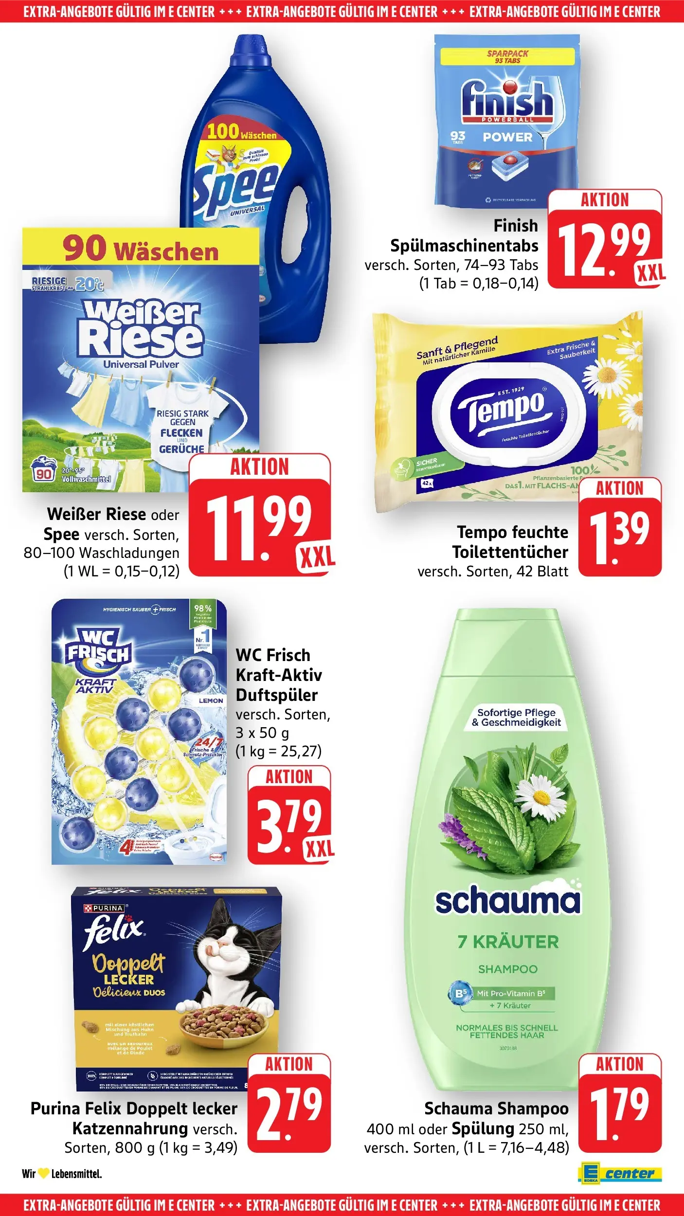 Edeka prospekt Möglingen (ab 26.05.2026) » Angebote Online | Seite: 51 | Produkte: Schauma shampoo, Spülung, Spülmaschinentabs, Tempo