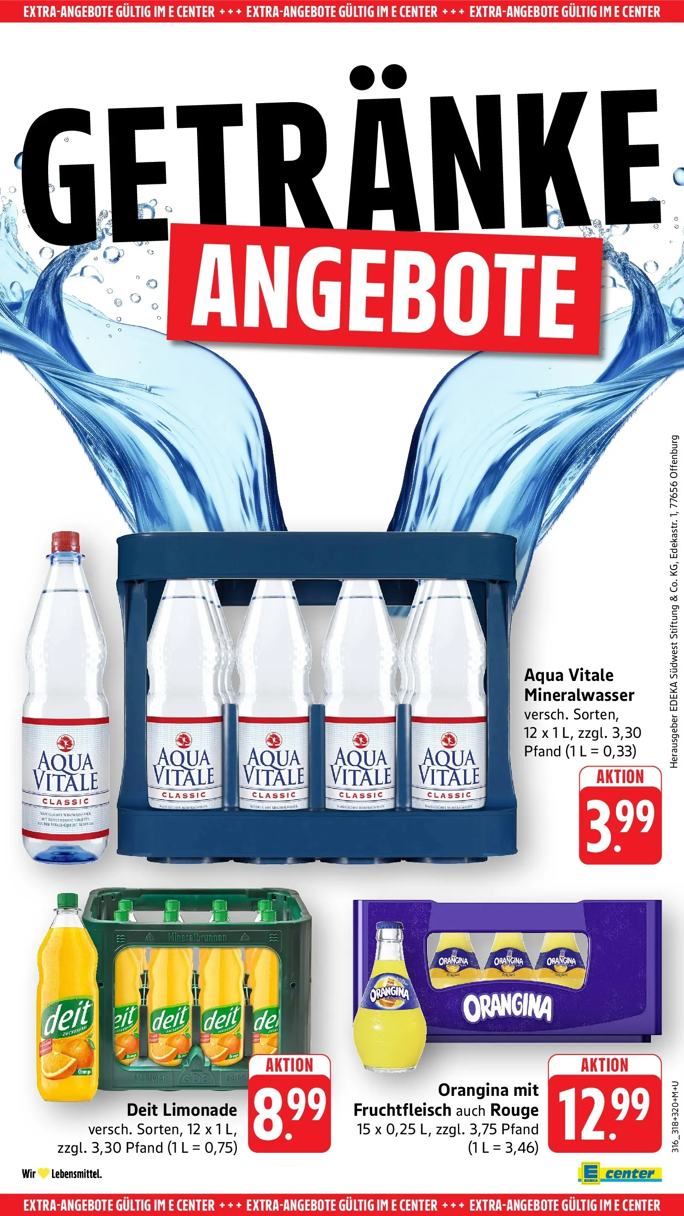 Edeka prospekt Möglingen (ab 26.05.2026) » Angebote Online | Seite: 54 | Produkte: Limonade, Rouge, Mineralwasser