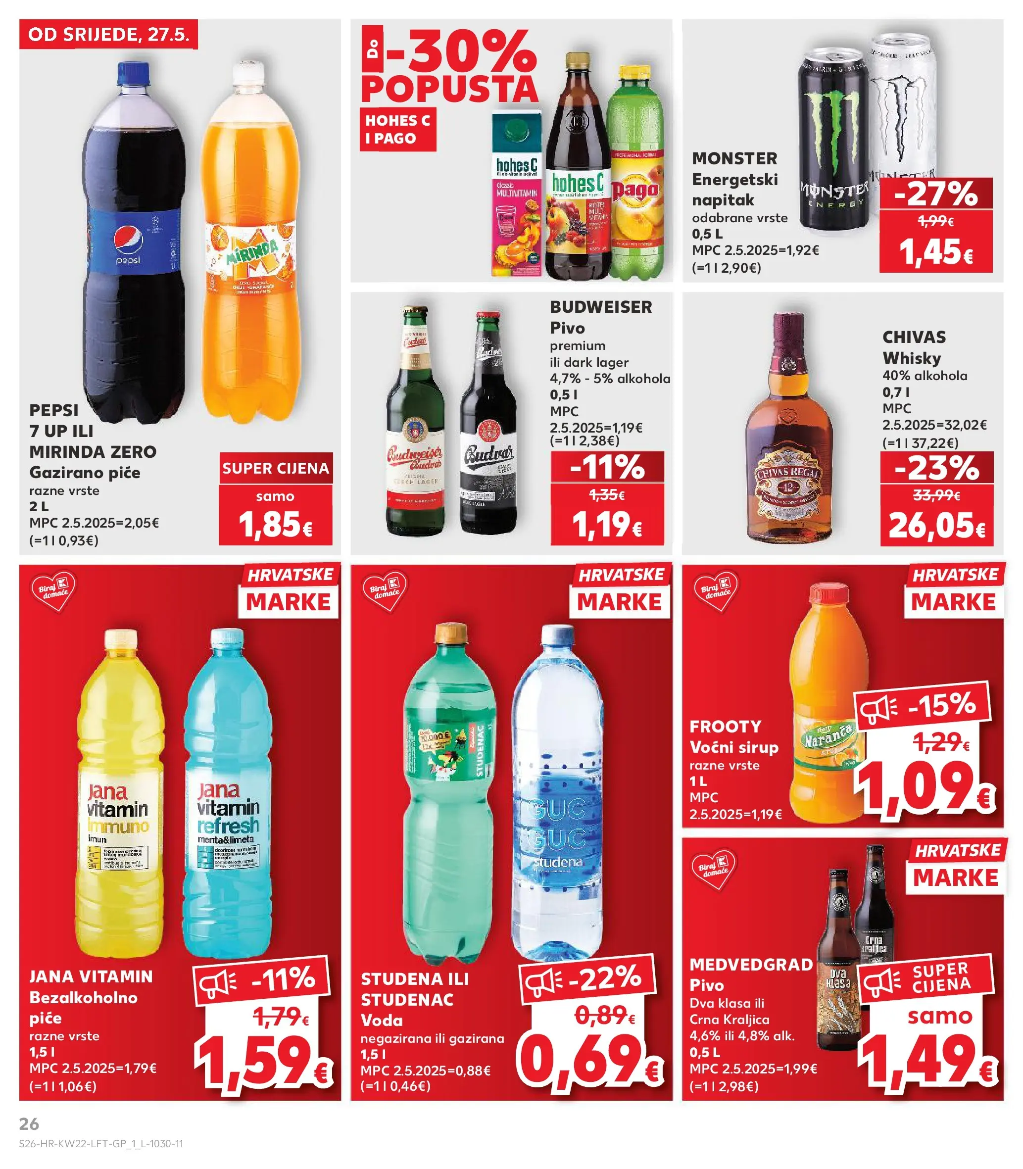 Kaufland - Kaufland katalog do 02.06.2026 novi od 26.05.2026 na listanje > letak digitalni | Stranica: 26