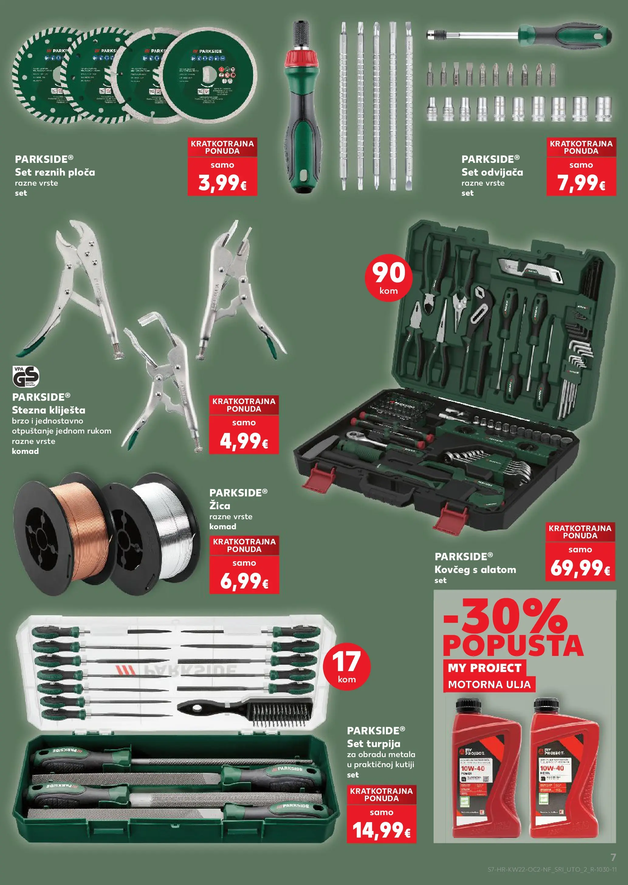 Kaufland - Kaufland katalog do 02.06.2026 novi od 26.05.2026 na listanje > letak digitalni | Stranica: 7 | Proizvodi: Kliješta, Parkside