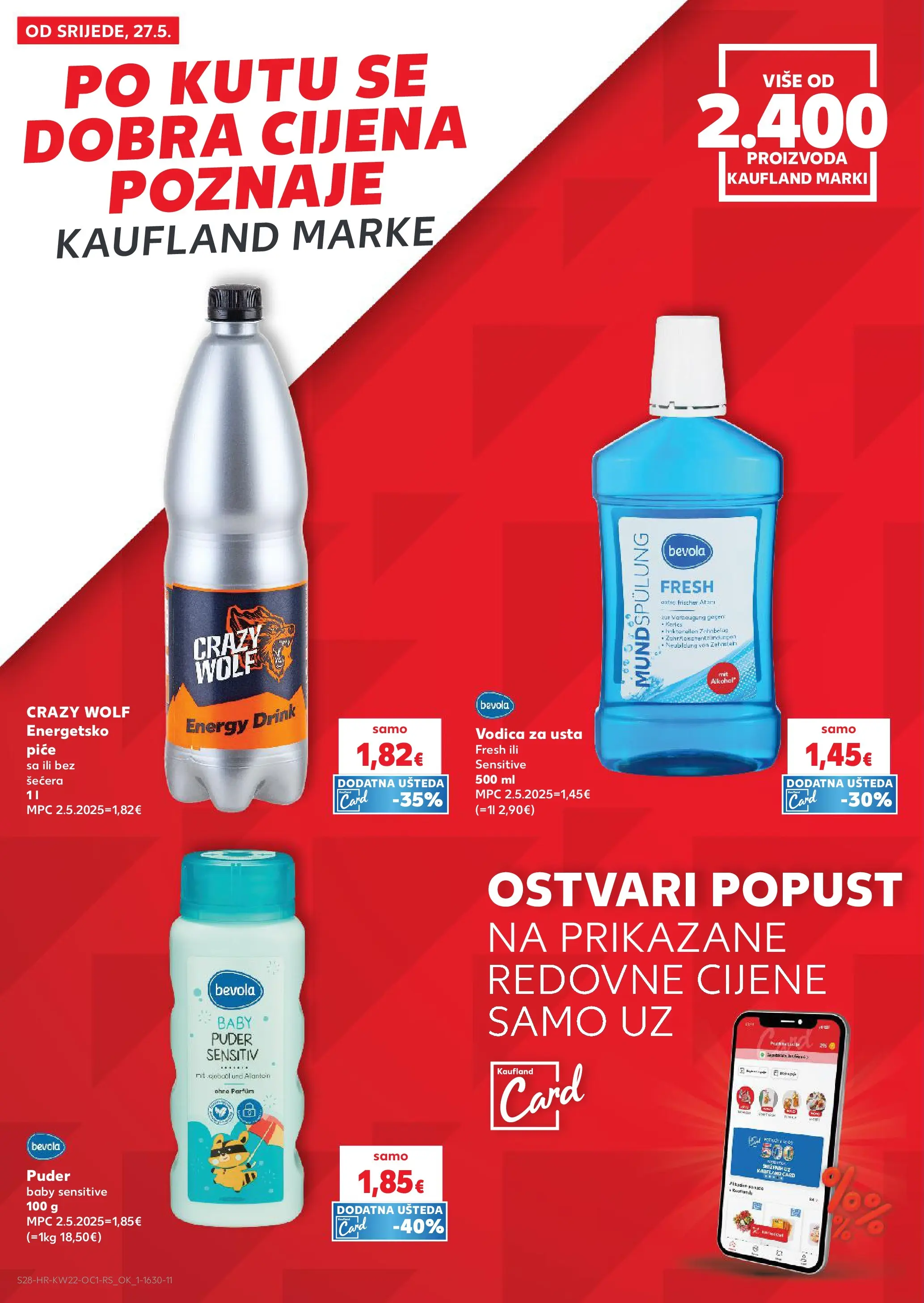 Kaufland - Kaufland katalog do 02.06.2026 novi od 26.05.2026 na listanje > letak digitalni | Stranica: 28 | Proizvodi: Puder, Vodica za usta