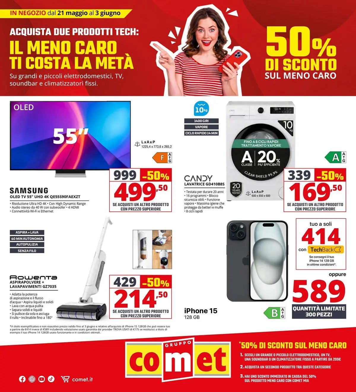 Nuovo Comet - Il meno caro costa la metà da Comet! dal 20/05/2026 > offerte anteprima 🛍️ | Pagina: 1