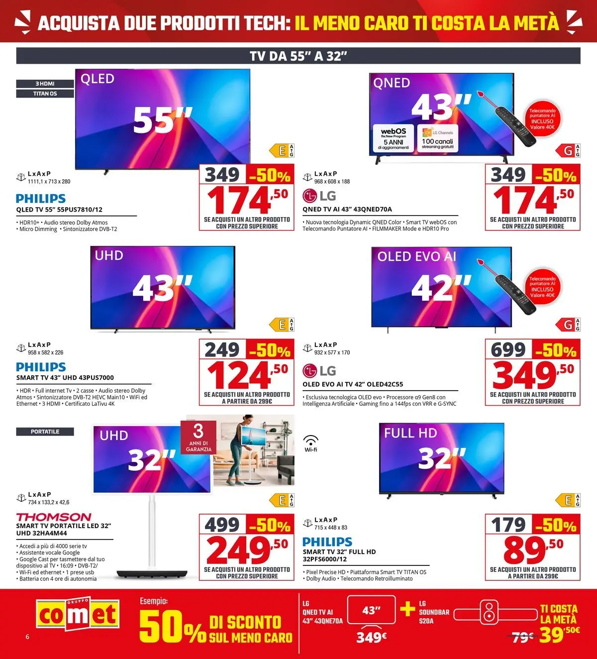 Nuovo Comet - Il meno caro costa la metà da Comet! dal 20/05/2026 > offerte anteprima 🛍️ | Pagina: 6