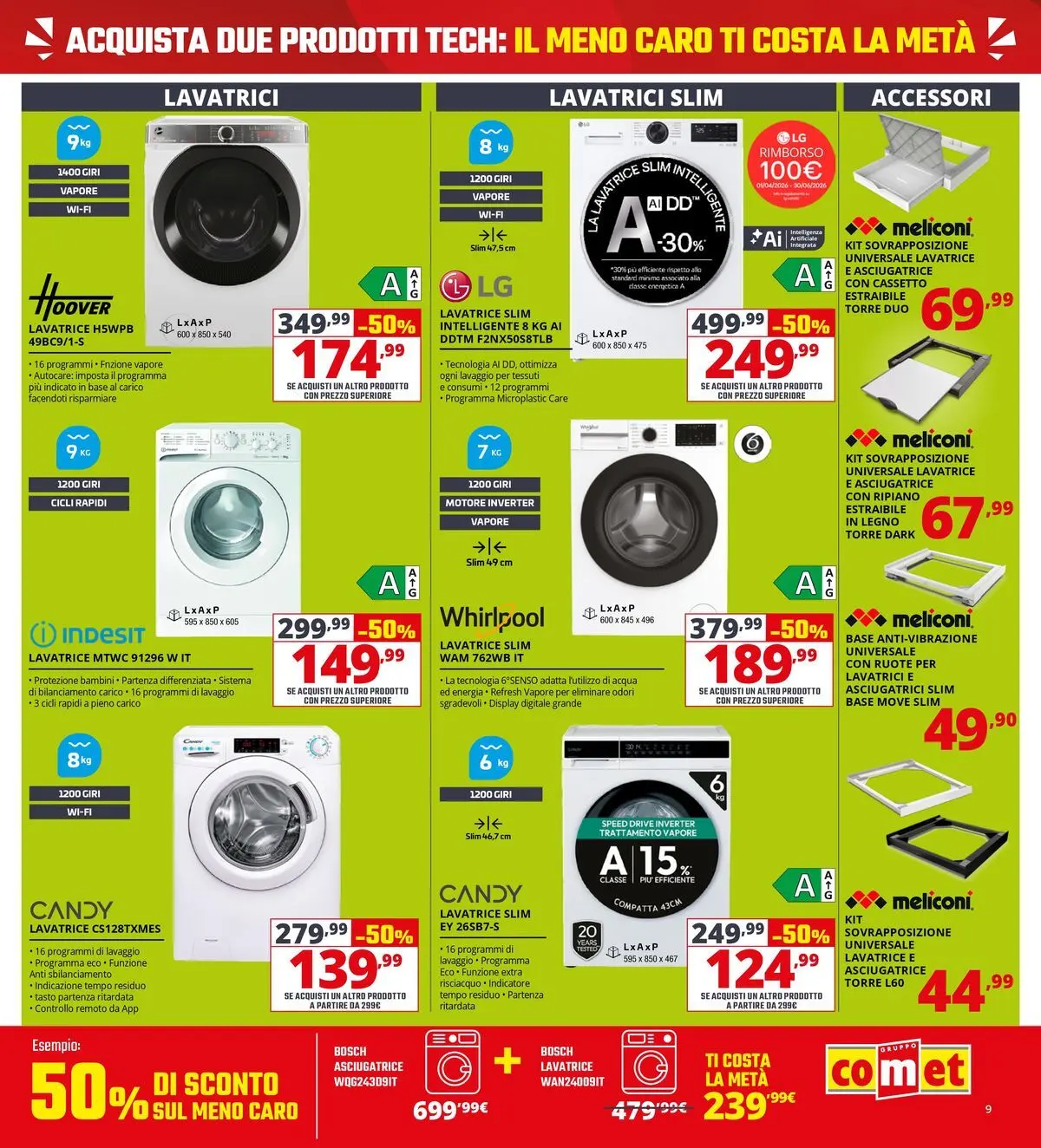 Nuovo Comet - Il meno caro costa la metà da Comet! dal 20/05/2026 > offerte anteprima 🛍️ | Pagina: 9