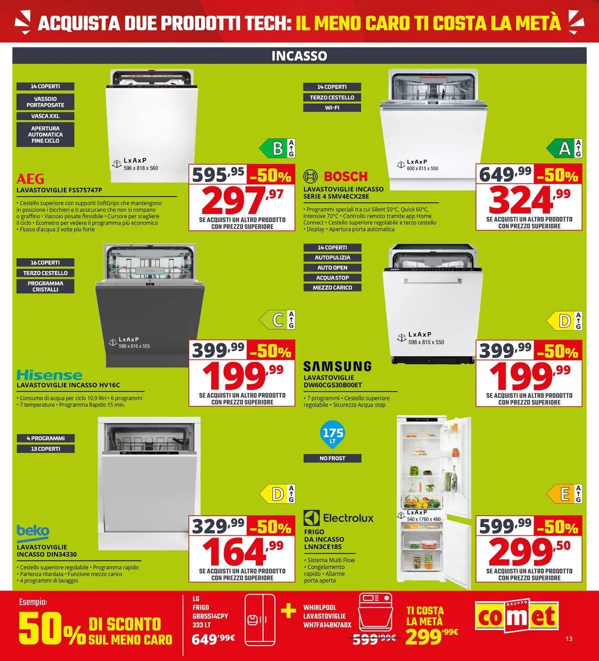 Nuovo Comet - Il meno caro costa la metà da Comet! dal 20/05/2026 > offerte anteprima 🛍️ | Pagina: 13