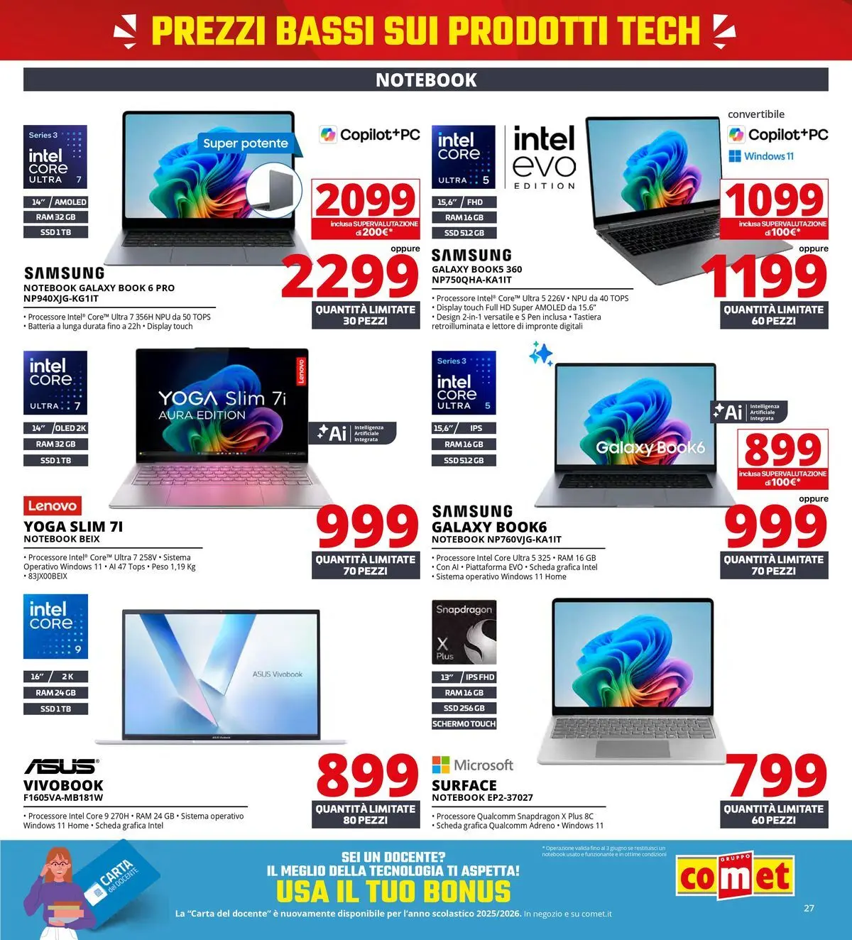 Nuovo Comet - Il meno caro costa la metà da Comet! dal 20/05/2026 > offerte anteprima 🛍️ | Pagina: 27