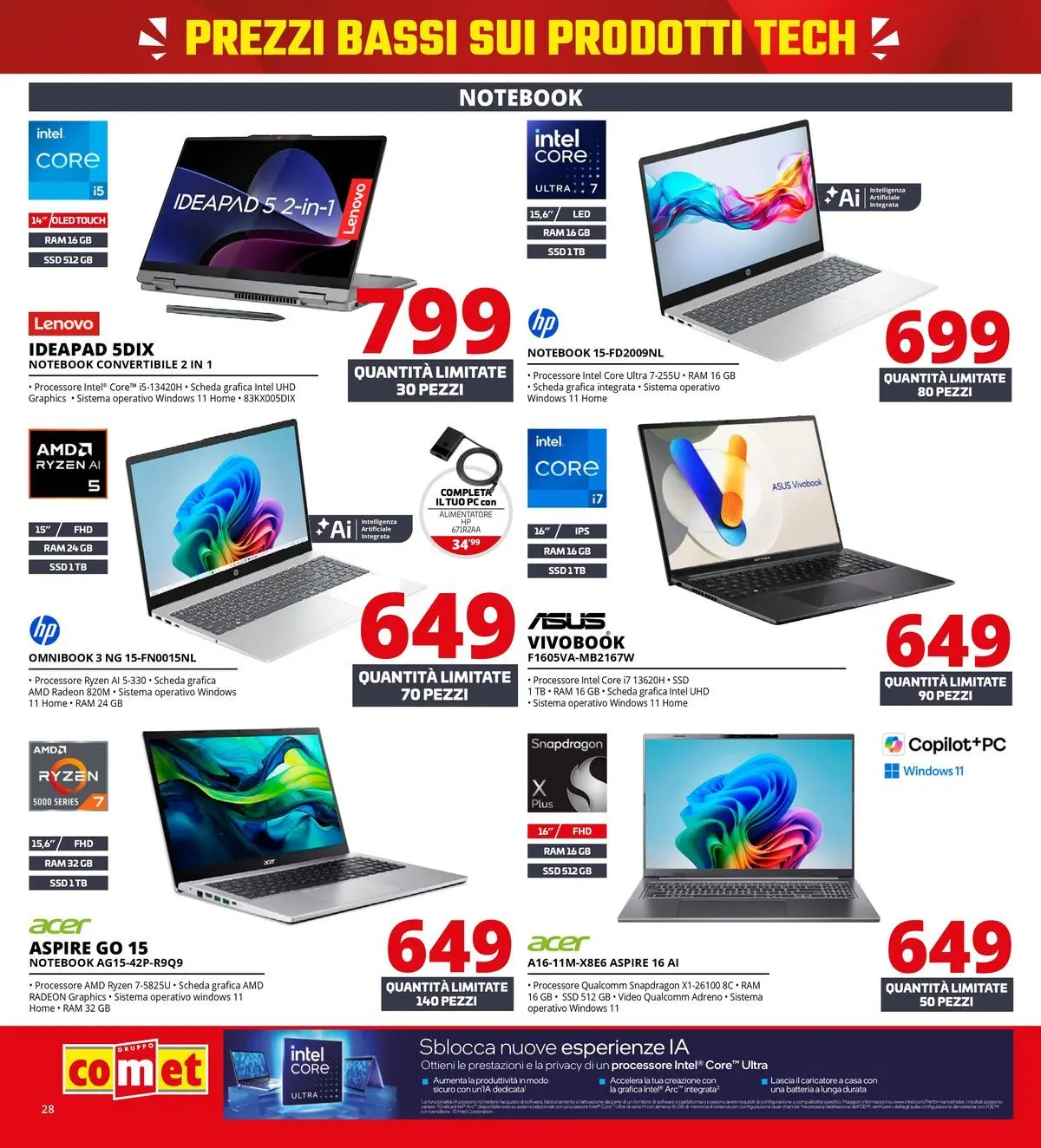 Nuovo Comet - Il meno caro costa la metà da Comet! dal 20/05/2026 > offerte anteprima 🛍️ | Pagina: 28