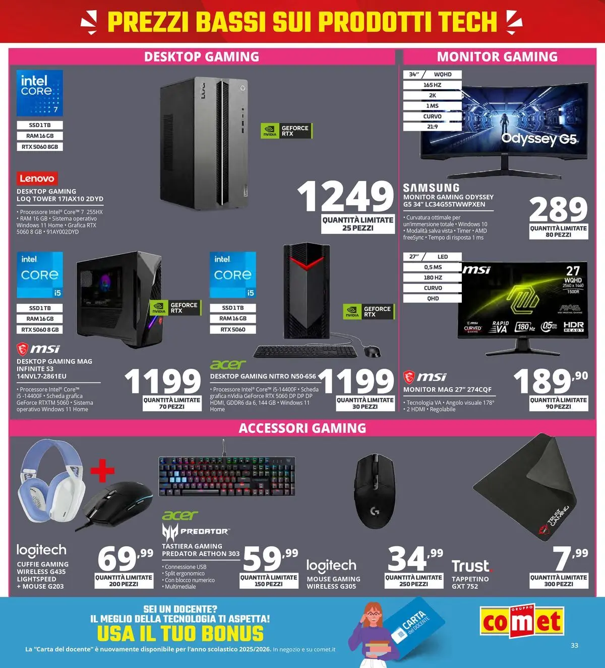 Nuovo Comet - Il meno caro costa la metà da Comet! dal 20/05/2026 > offerte anteprima 🛍️ | Pagina: 33