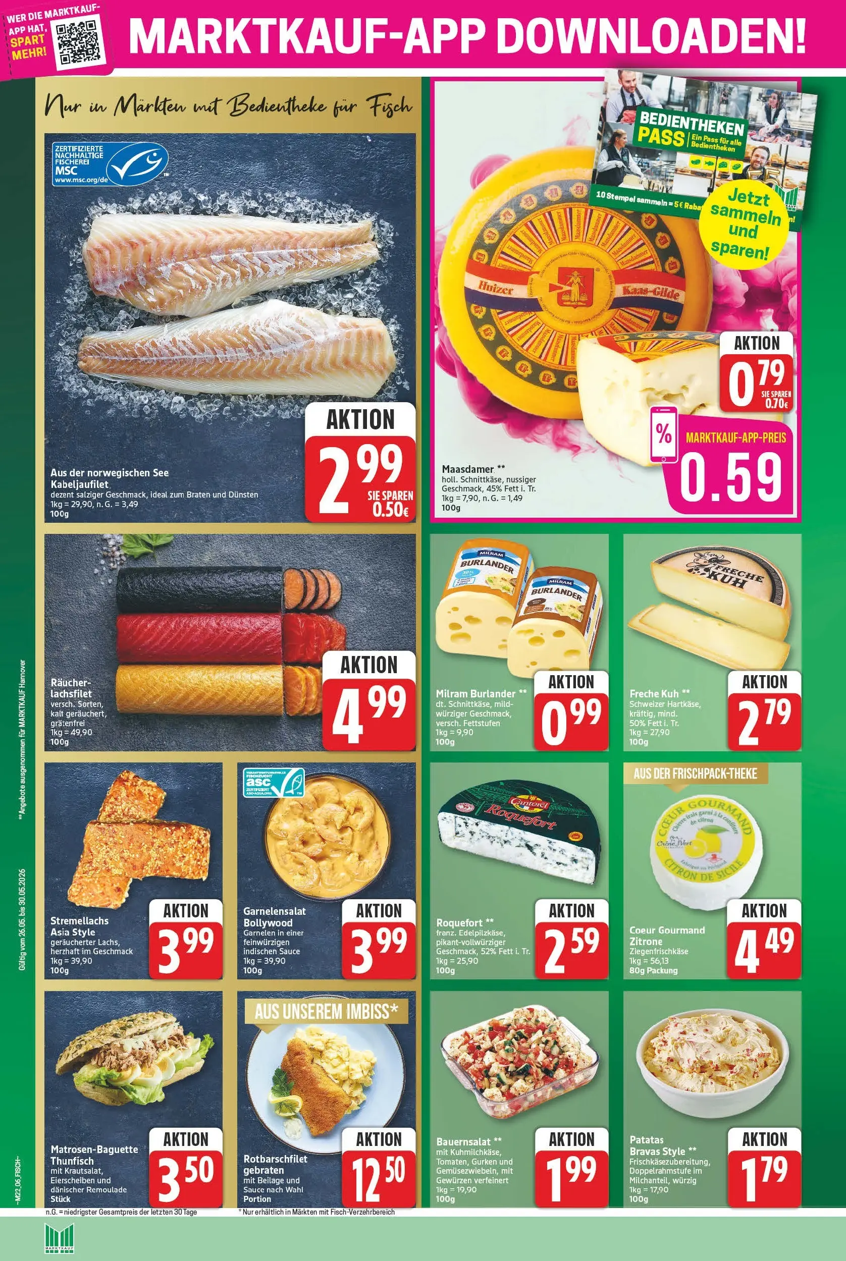 Marktkauf Prospekt Bad Salzuflen (ab 26.05.2026) » Angebote online | Seite: 6 | Produkte: Thunfisch, Garnelen, Zitrone, Gurken