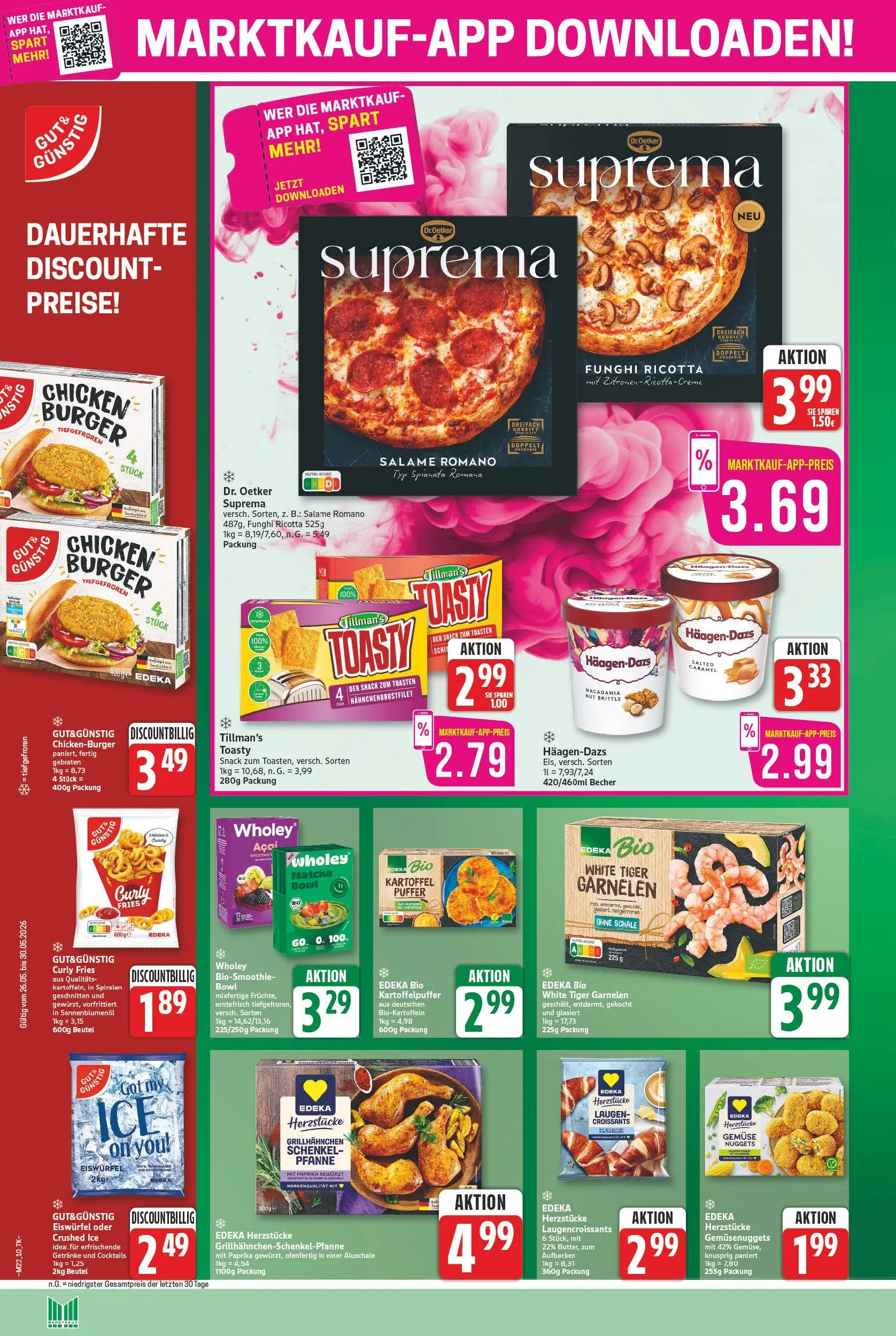 Marktkauf Prospekt Bad Salzuflen (ab 26.05.2026) » Angebote online | Seite: 10 | Produkte: Sonnenblumenol, Burger, Gemüse, Paprika