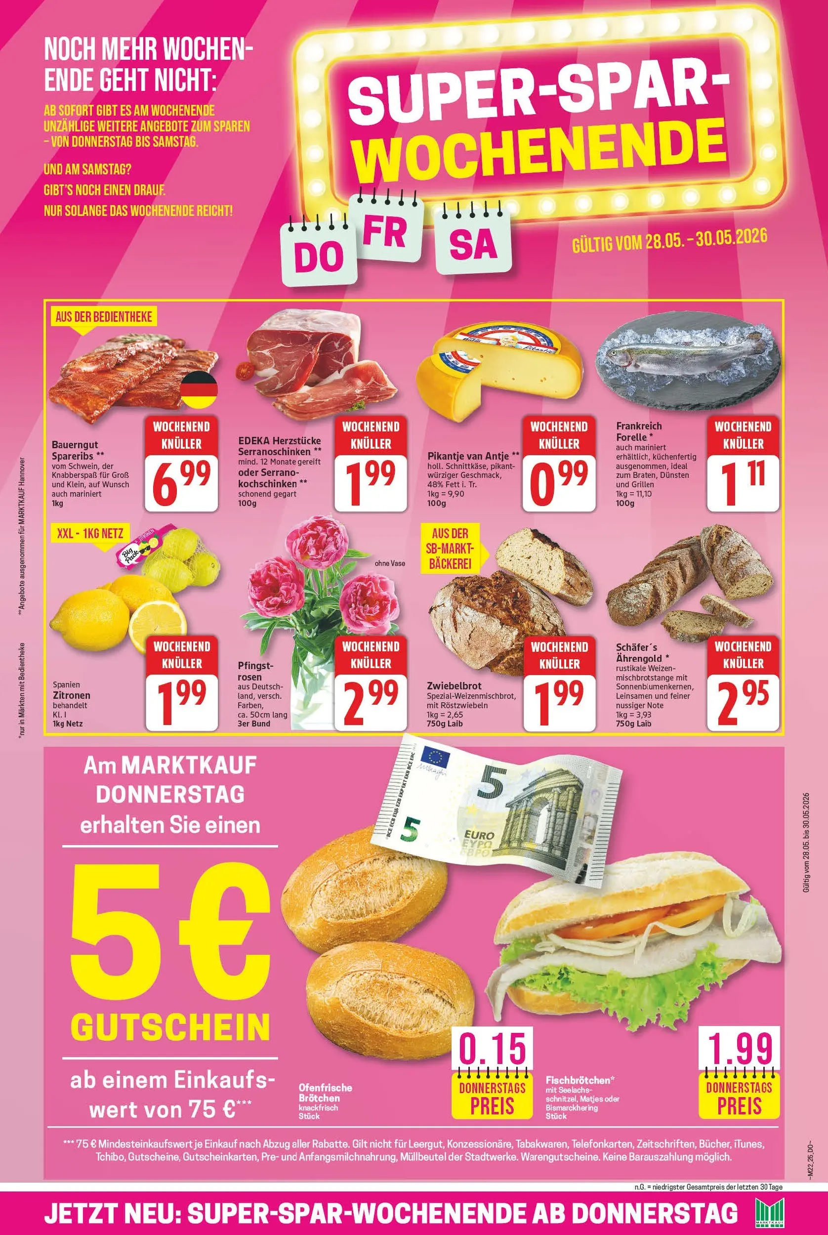 Marktkauf Prospekt Bad Salzuflen (ab 26.05.2026) » Angebote online | Seite: 27 | Produkte: Bäckerei, Ofenfrische, Bauerngut, Zitronen