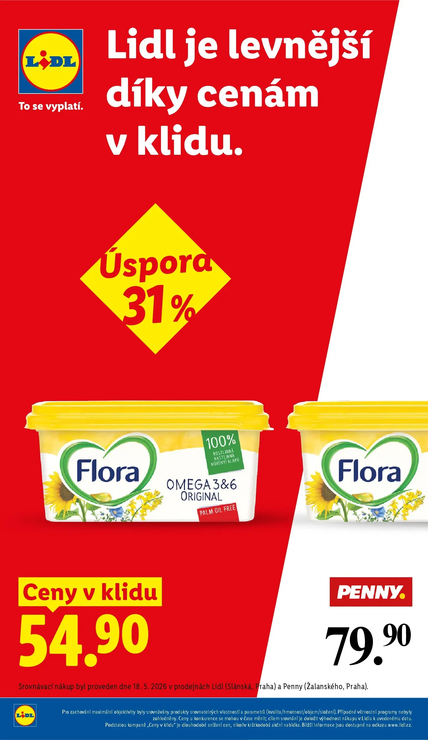 Lidl leták od 24.05.2026 - Nový akční leták | Strana: 4 | Produkty: Omega, Flora