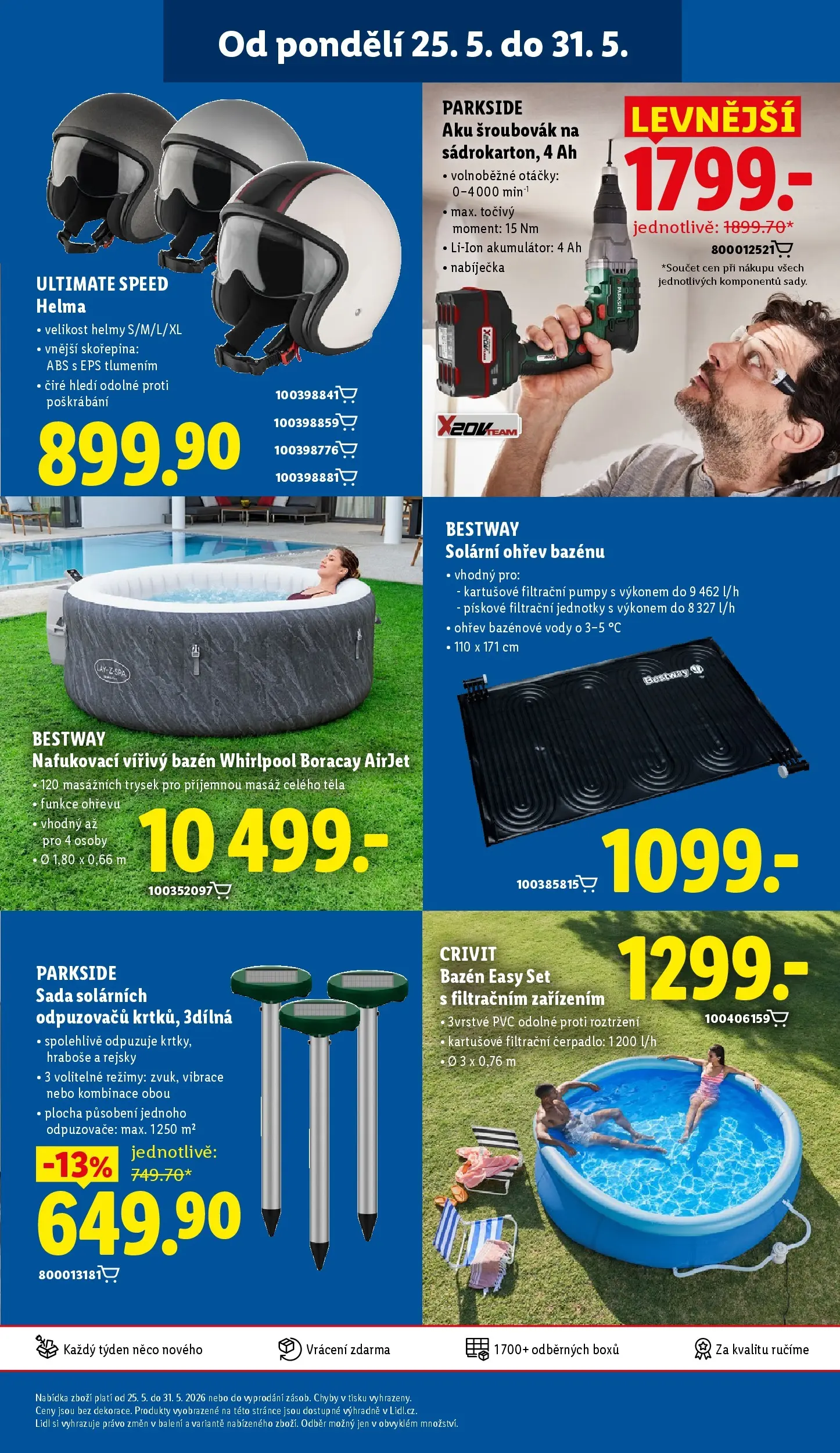 Lidl leták od 24.05.2026 - Nový akční leták | Strana: 47 | Produkty: Parkside, Helma, Šroubovák, Čerpadlo