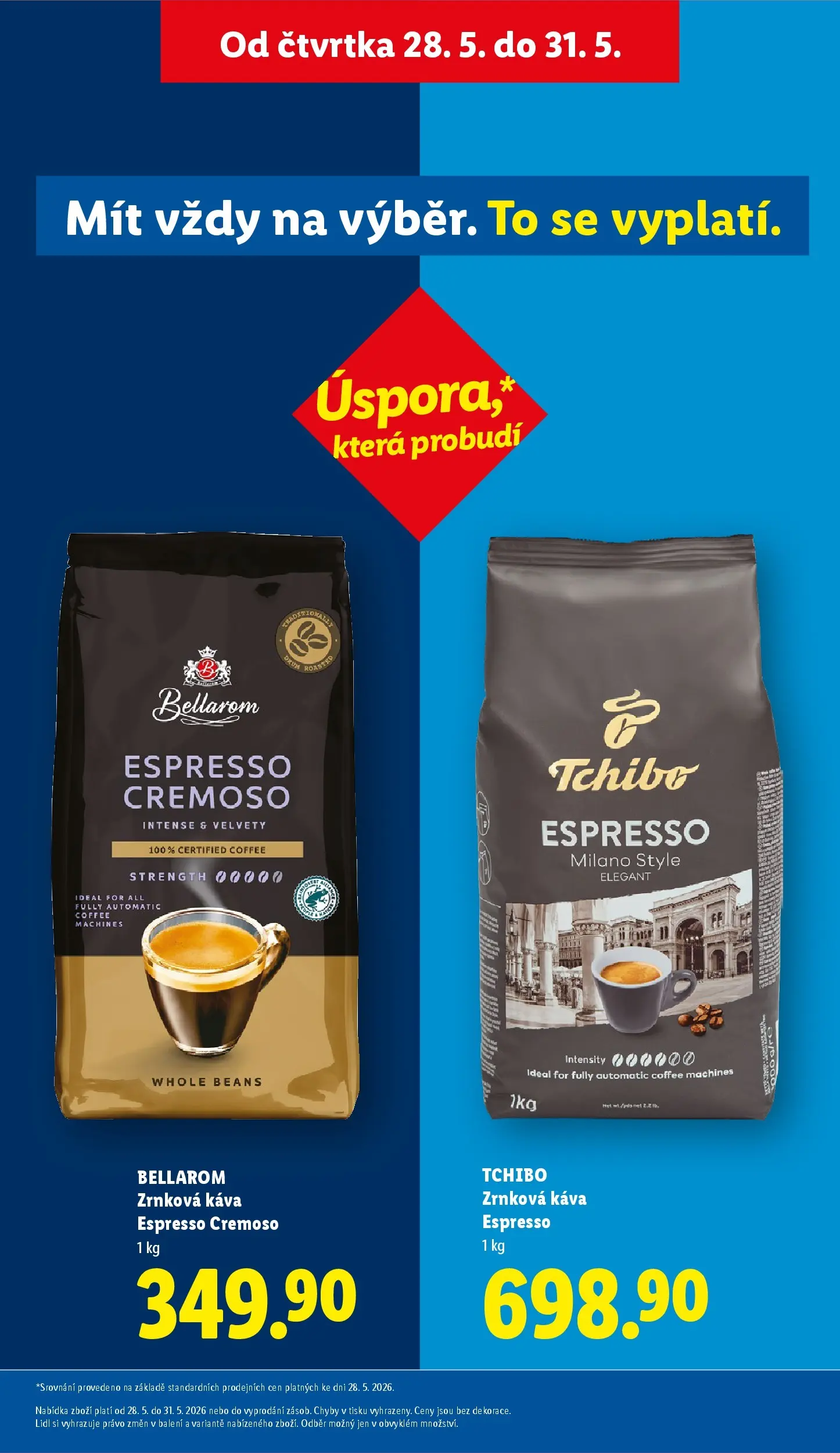 Lidl leták od 26.05.2026 - Nový akční leták | Strana: 51 | Produkty: Rum, Bellarom espresso, Zrnková káva, Bellarom