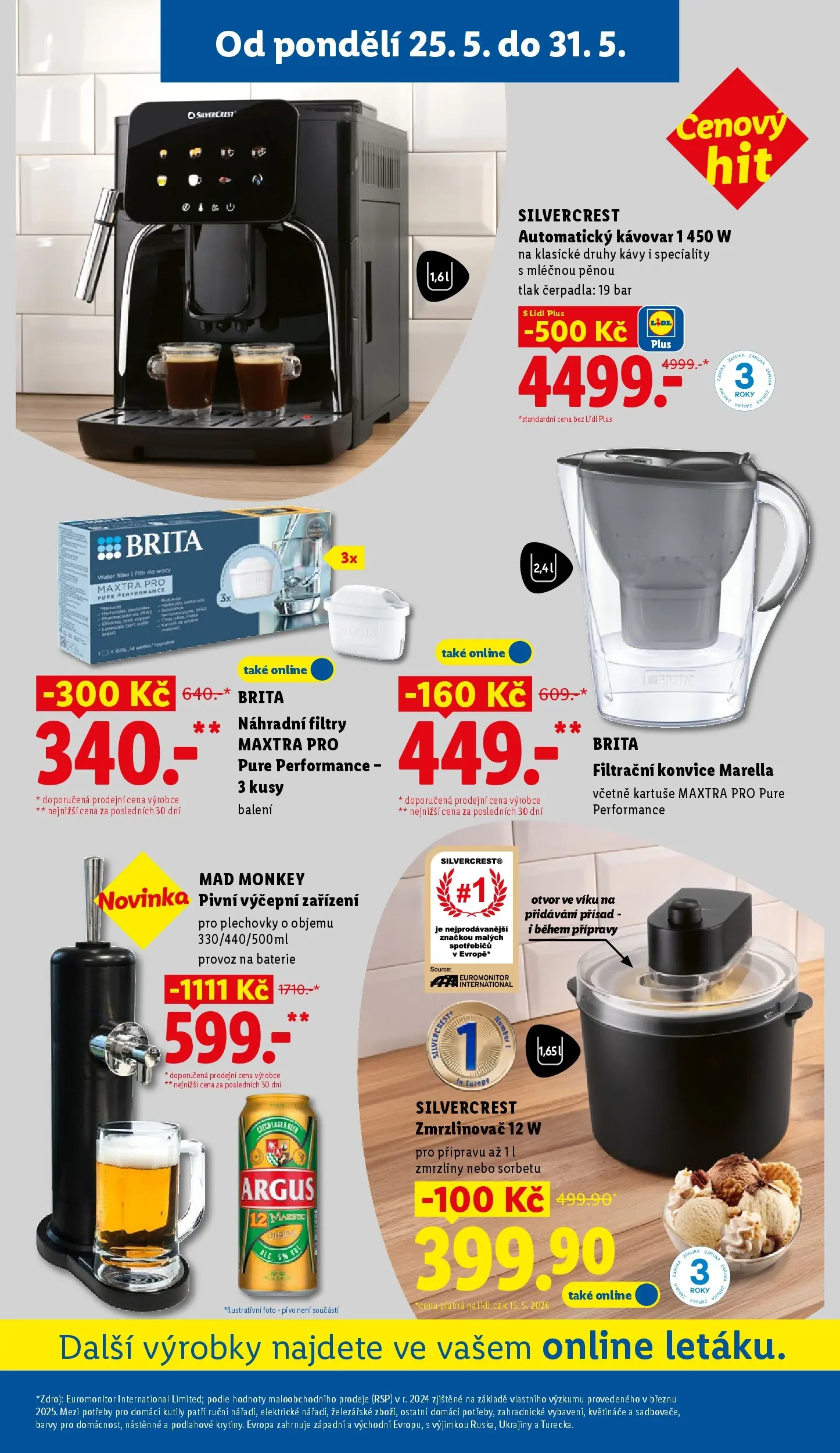 Lidl leták od 24.05.2026 - Nový akční leták | Strana: 37 | Produkty: Květináče, Zmrzlinovač, Brita, Konvice