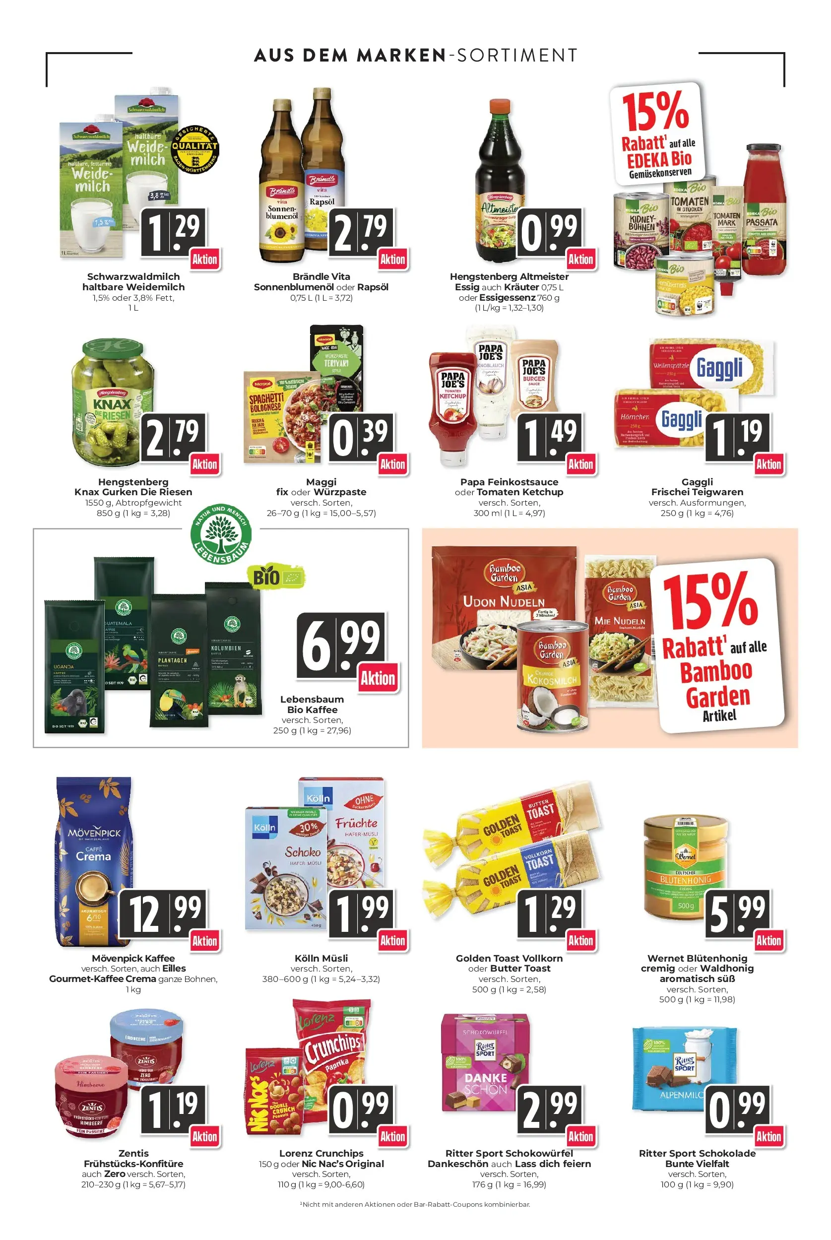 Edeka prospekt Schliengen (ab 26.05.2026) » Angebote Online | Seite: 13 | Produkte: Kolln, Kaffee, Burger, Pasta