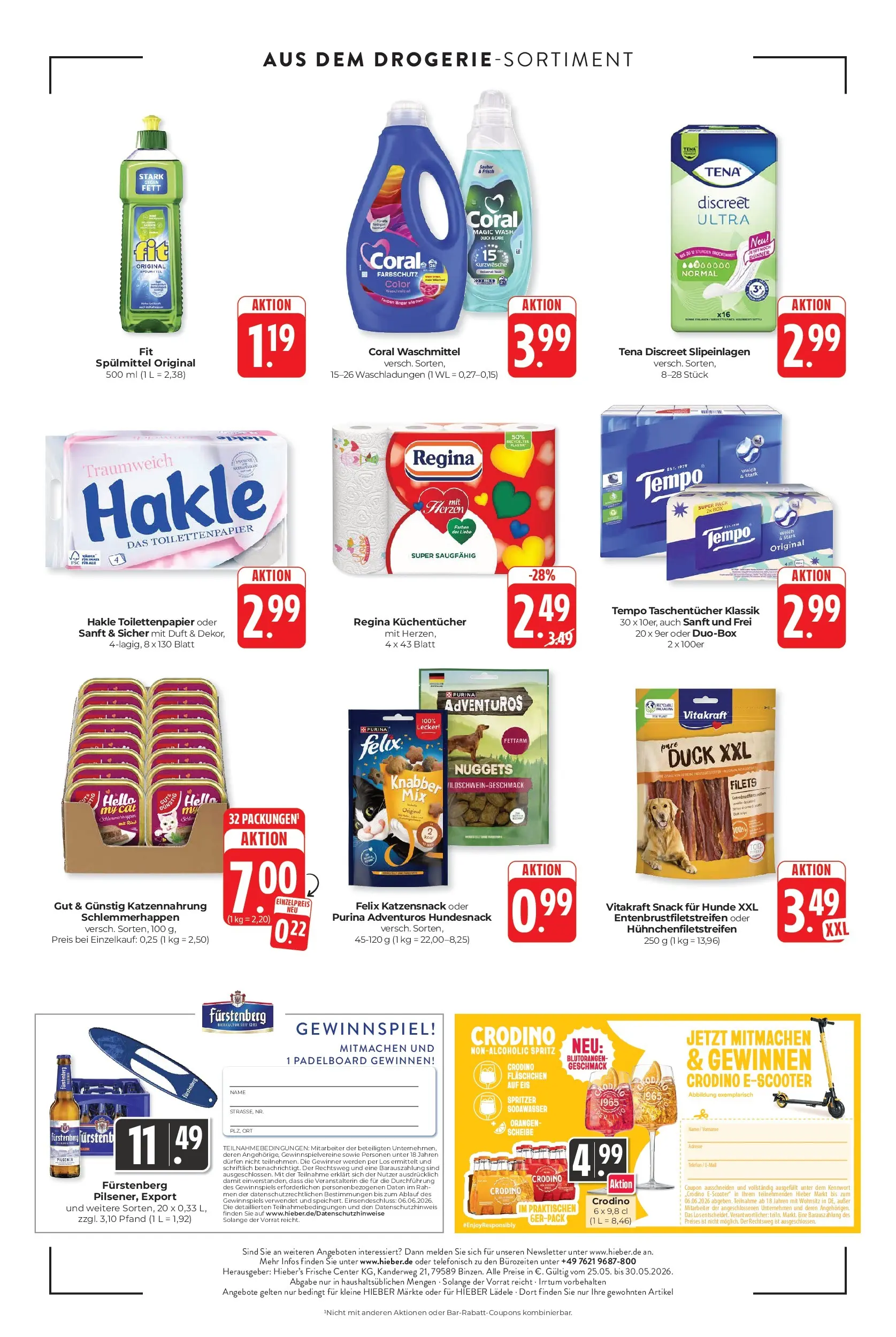 Edeka prospekt Schliengen (ab 26.05.2026) » Angebote Online | Seite: 16 | Produkte: Coral, Duft, Orangen, Tempo