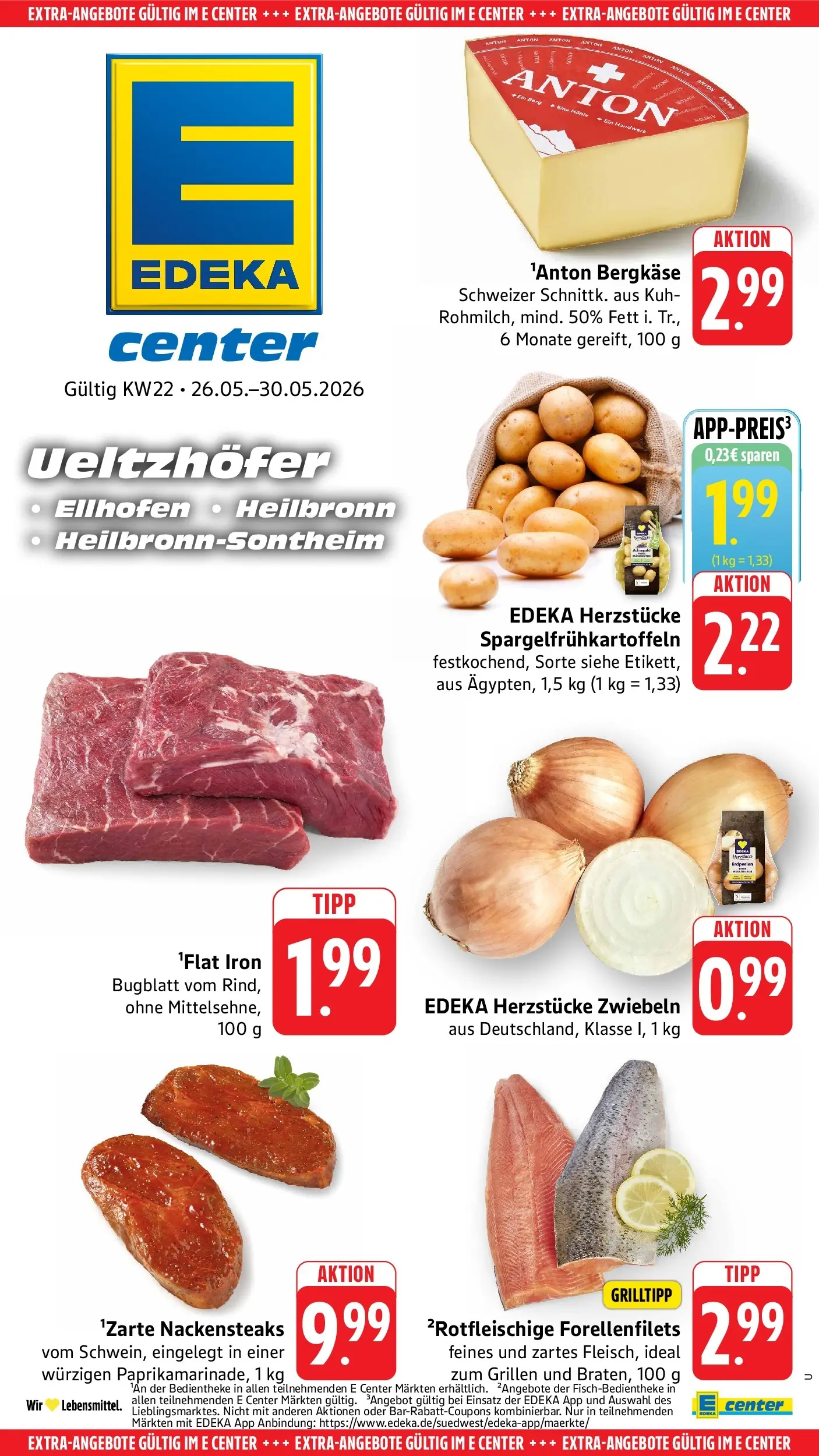 Edeka prospekt Heilbronn (ab 26.05.2026) » Angebote Online | Seite: 47 | Produkte: Nackensteaks, Zwiebeln