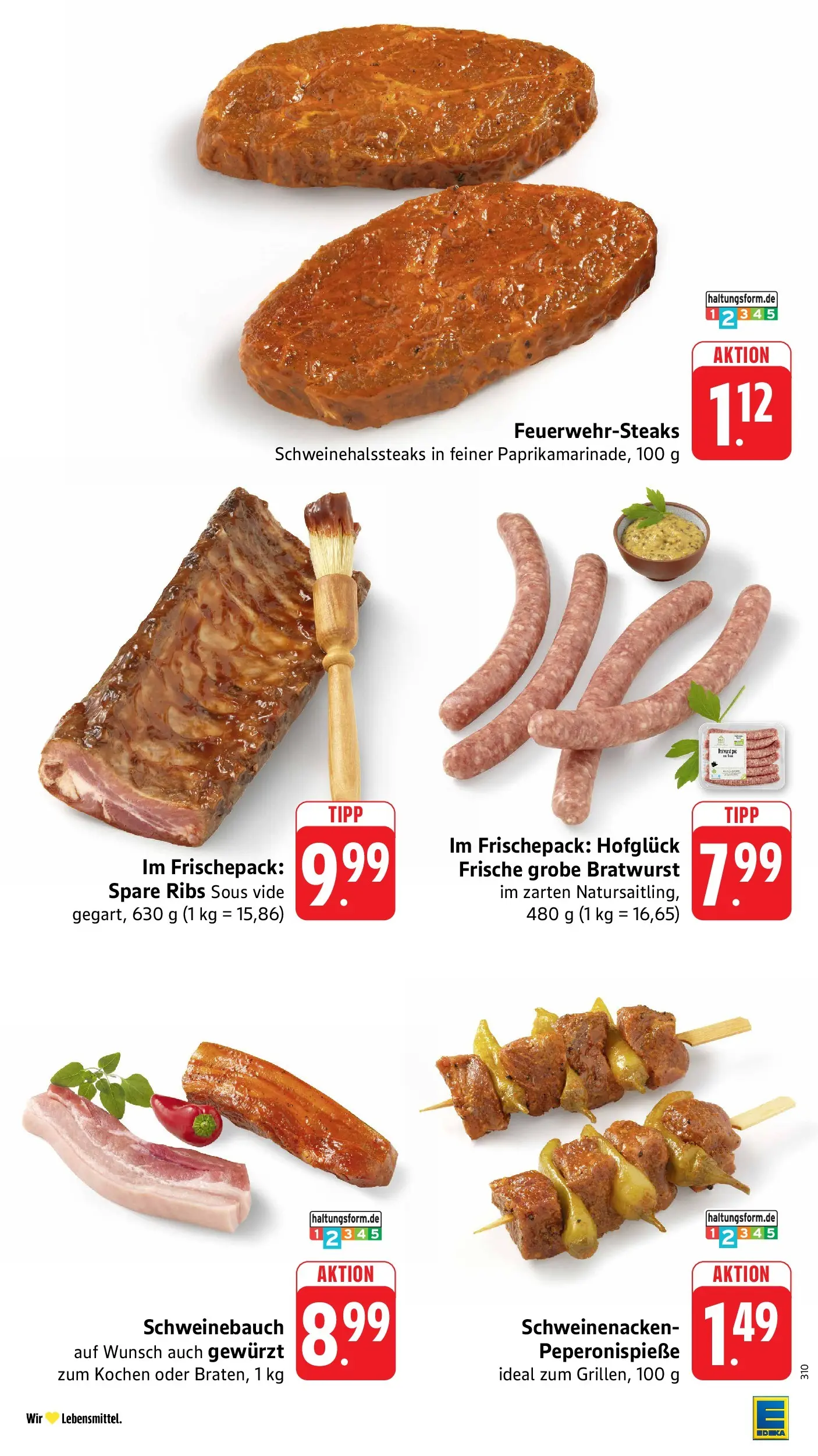 Edeka prospekt Möglingen (ab 26.05.2026) » Angebote Online | Seite: 11 | Produkte: Schweinebauch, Bratwurst, Spare ribs, Schweinenacken