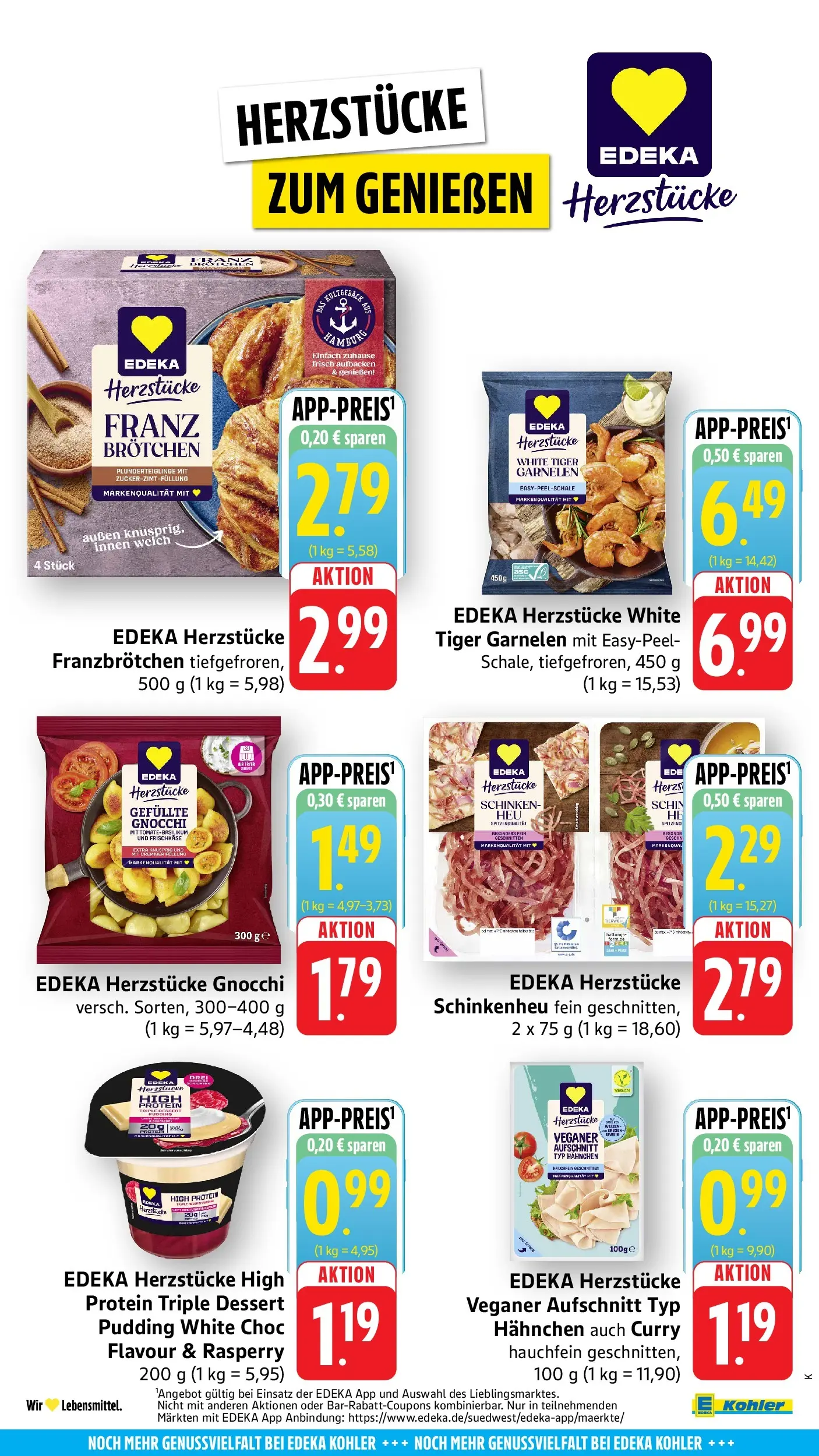 E center Prospekt Kehl (ab 26.05.2026) zum Blättern | Seite: 48 | Produkte: Top, Garnelen, Pudding, Schinken