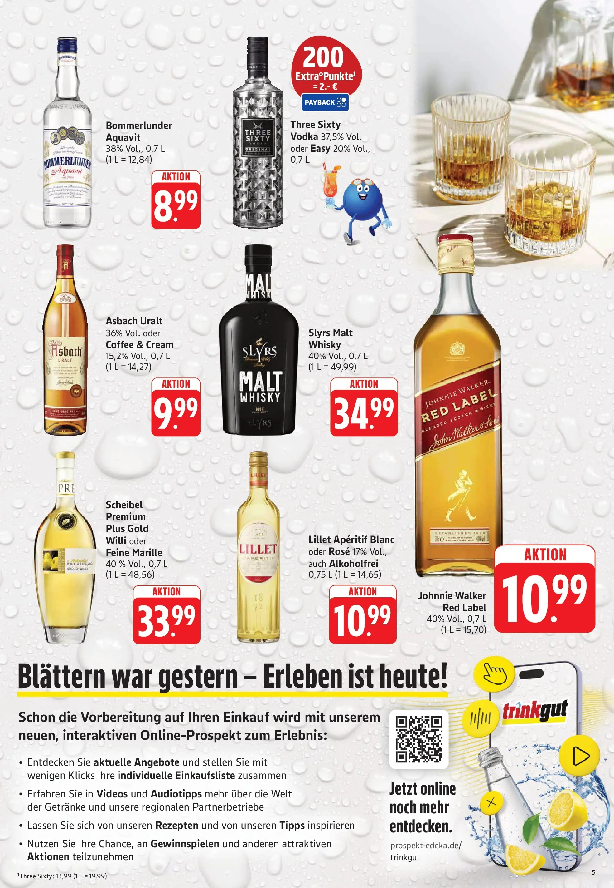 Trinkgut Prospekt Weissach Im Tal (ab 24.05.2026) » Angebote online | Seite: 5 | Produkte: Lillet, Vodka, Johnnie walker, Asbach