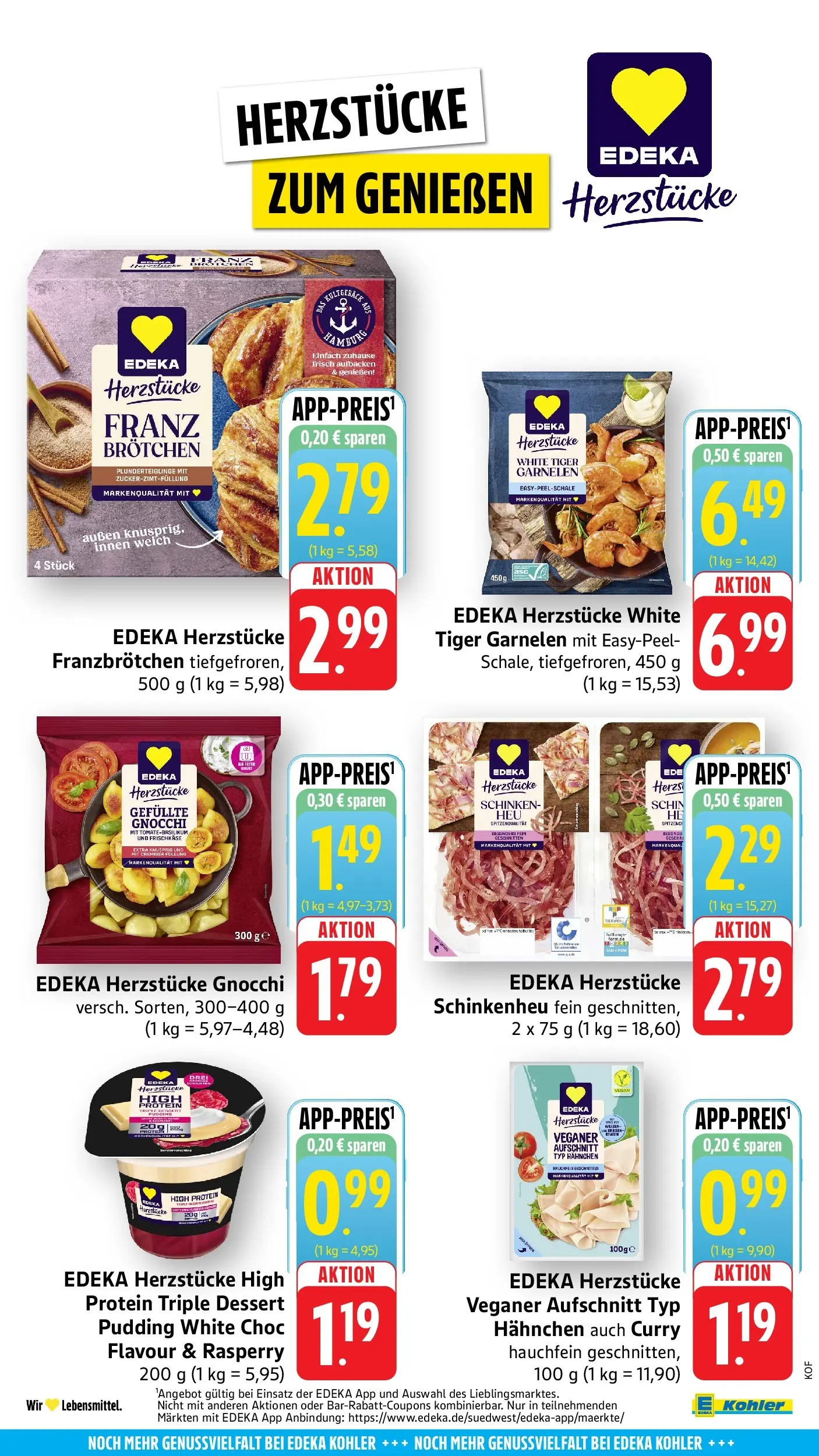 E center Prospekt Offenburg (ab 26.05.2026) zum Blättern | Seite: 50 | Produkte: Hahnchen, Pudding, Schinken, Frischkase E center Prospekt Offenburg (ab 26.05.2026) zum Blättern | Seite: 50 | Produkte: Hahnchen, Pudding, Schinken, Frischkase