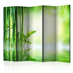 Paravent Green Bamboo II Gr&uuml;n/Hellgr&uuml;n
