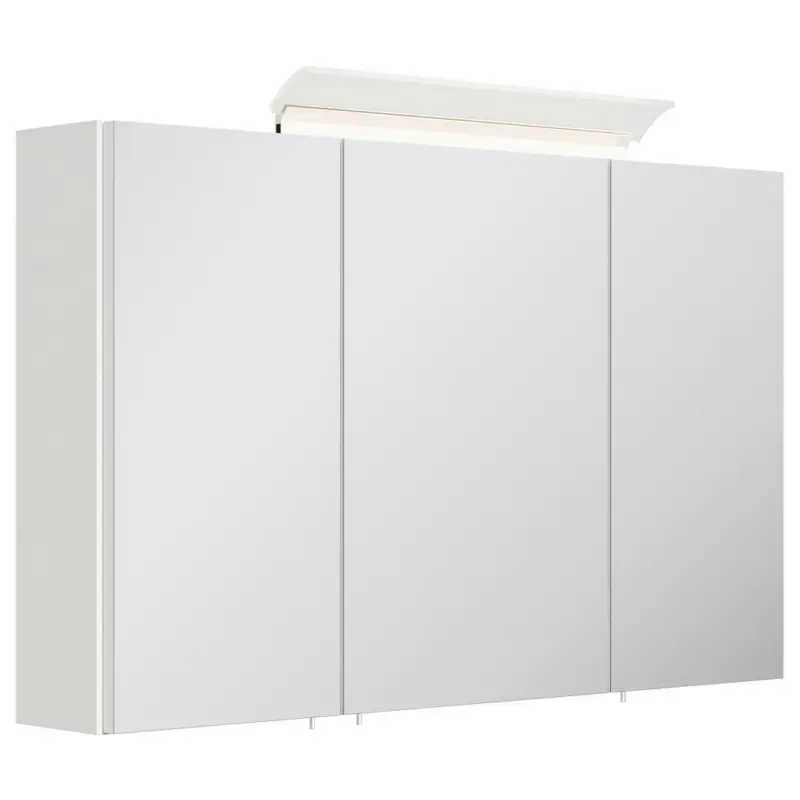 Spiegelschrank Wei&szlig; Hochglanz B: 120 cm