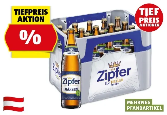 ZIPFER M&auml;rzen**, 20 x 0,5 l