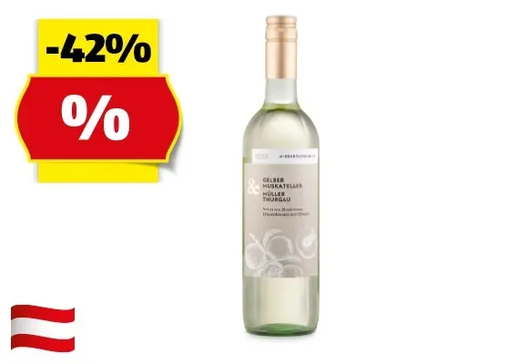 Gelber Muskateller M&uuml;ller Thurgau*, 0,75 l