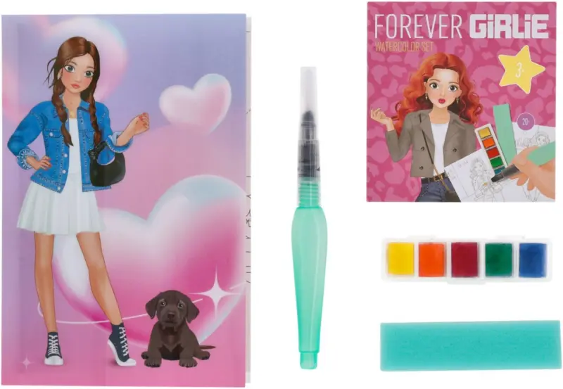 Forever Girlie Комплект водни бои 30 цвята